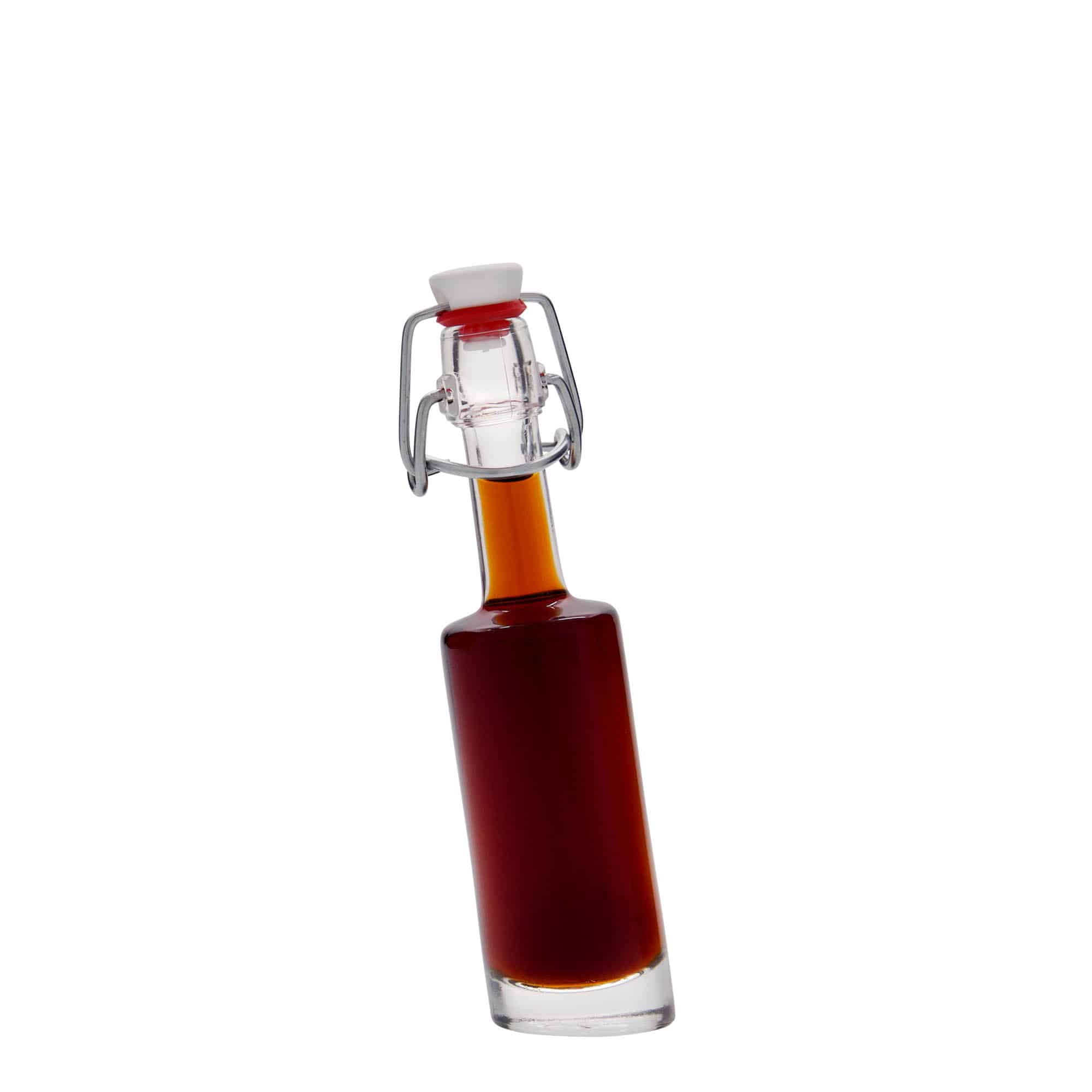 Glazen fles 'Bounty', 40 ml, monding: beugelsluiting