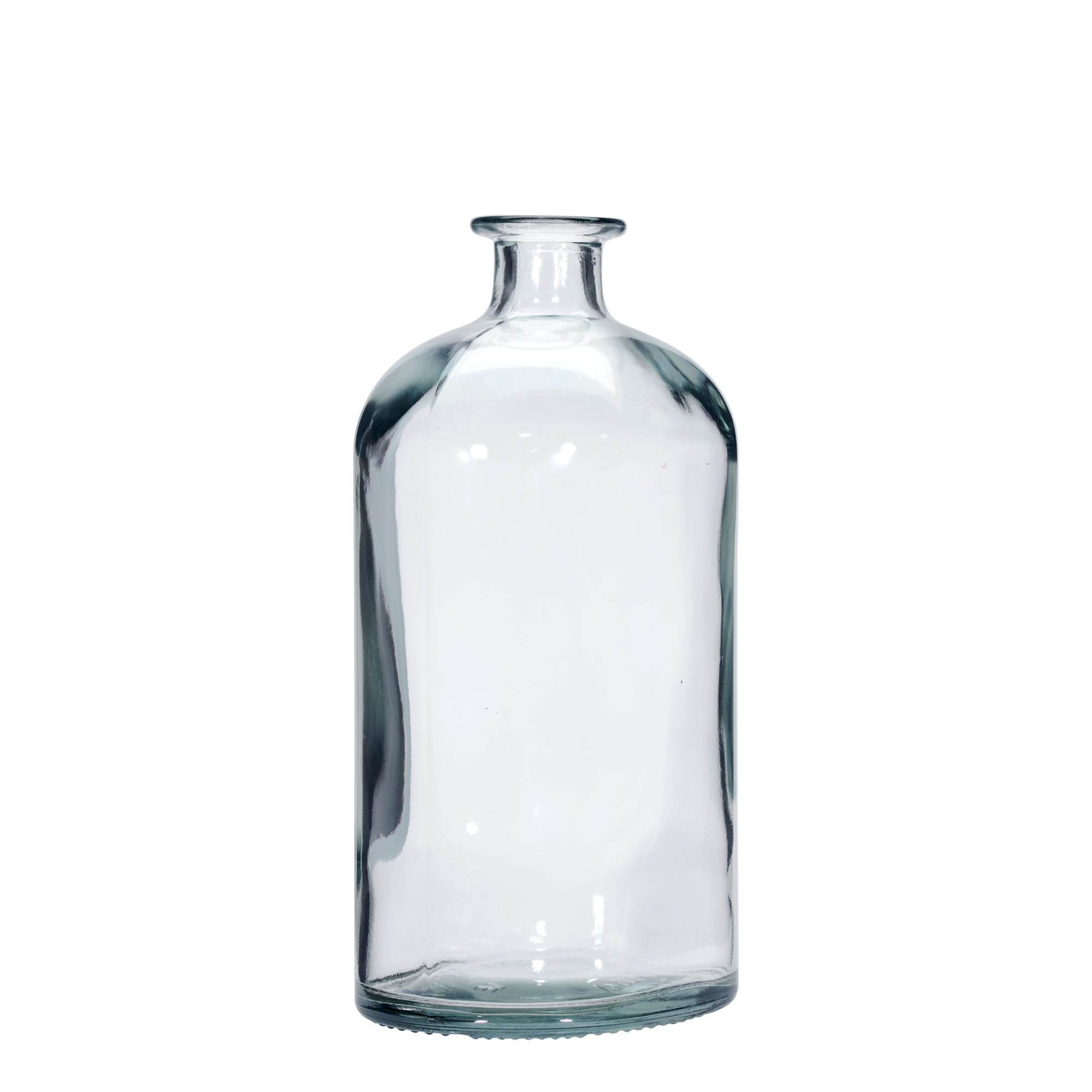 1.000 ml glazen fles 'Dundee', ovaal, opening: kurk 1.000 ml glazen fles 'Dundee', ovaal, opening: kurk