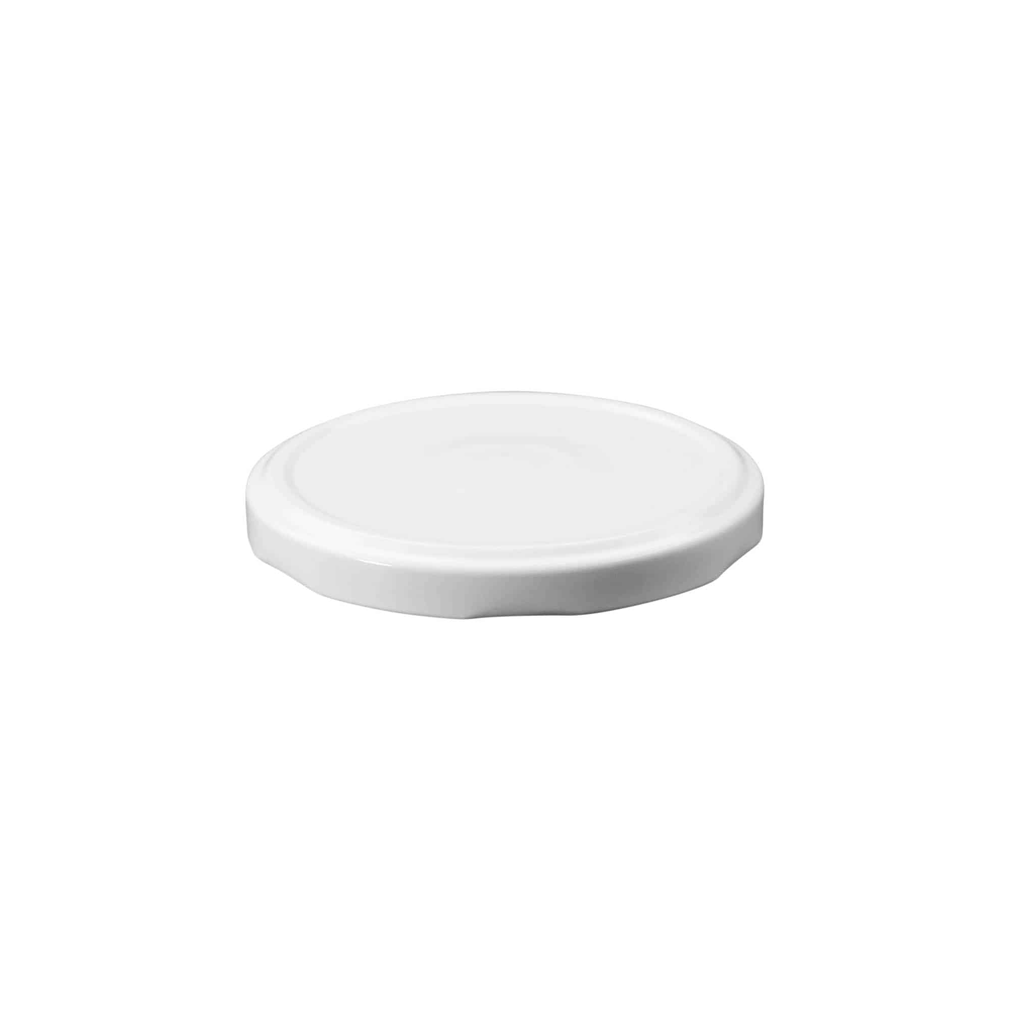 Twist-offdeksel, blik, wit, voor monding: TO 82 Twist-offdeksel, blik, wit, voor monding: TO 82
