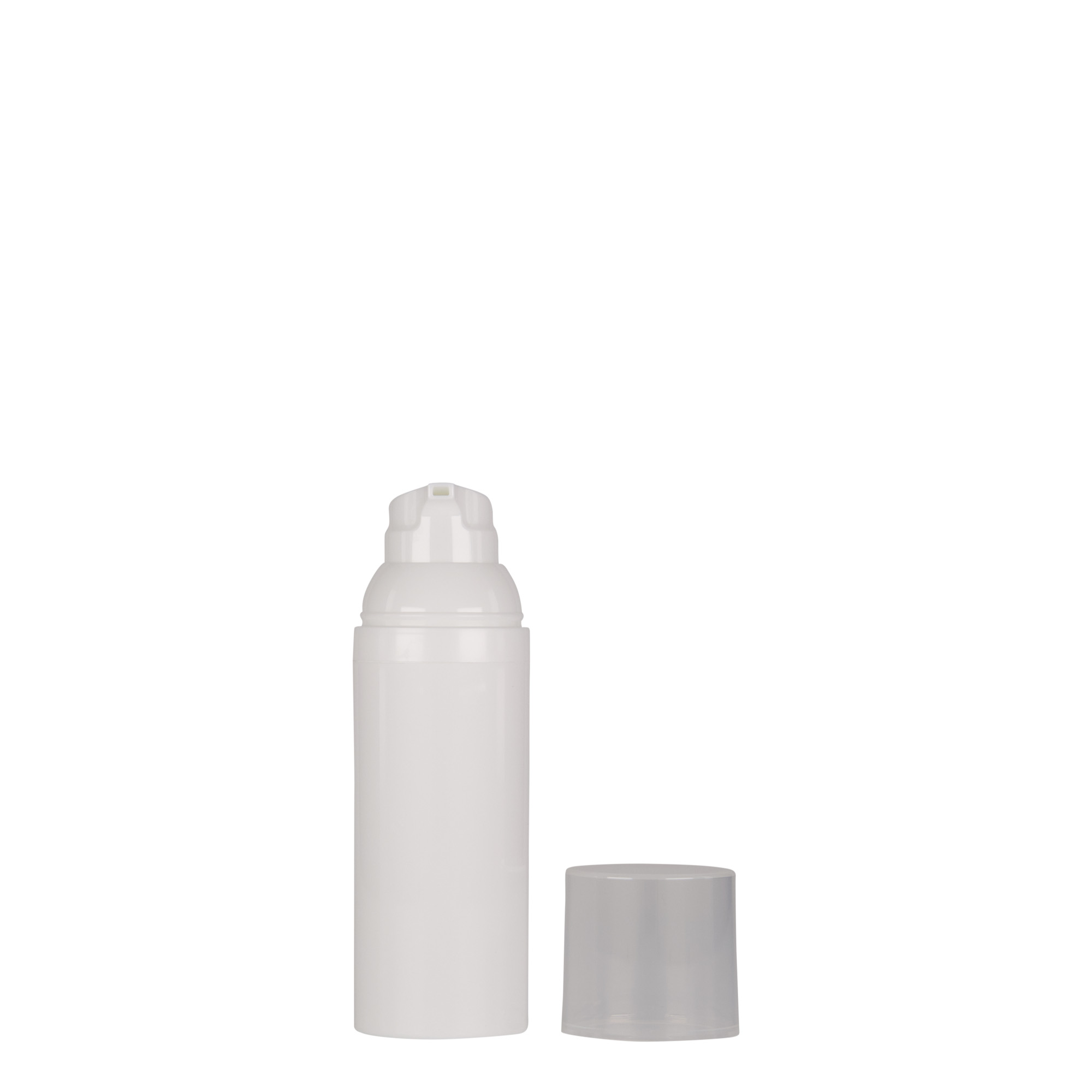 50 ml Airless Dispenser 'Mezzo', PP-kunststof, wit 50 ml Airless Dispenser 'Mezzo', PP-kunststof, wit