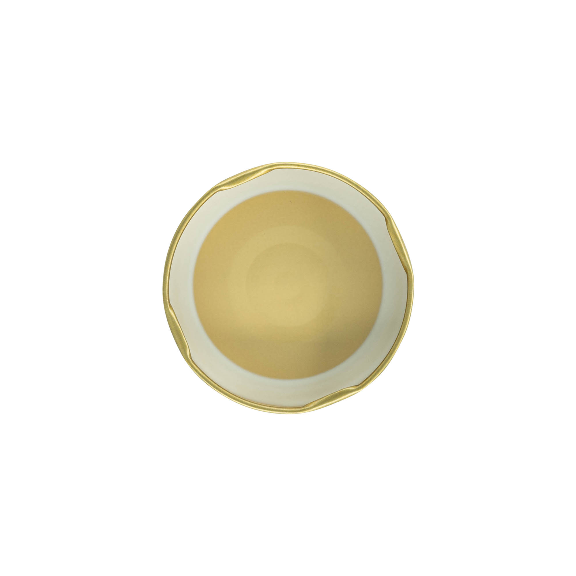 Deep-Twist-Off-sluiting, wit blik, goud, voor monding: Deep-TO 66