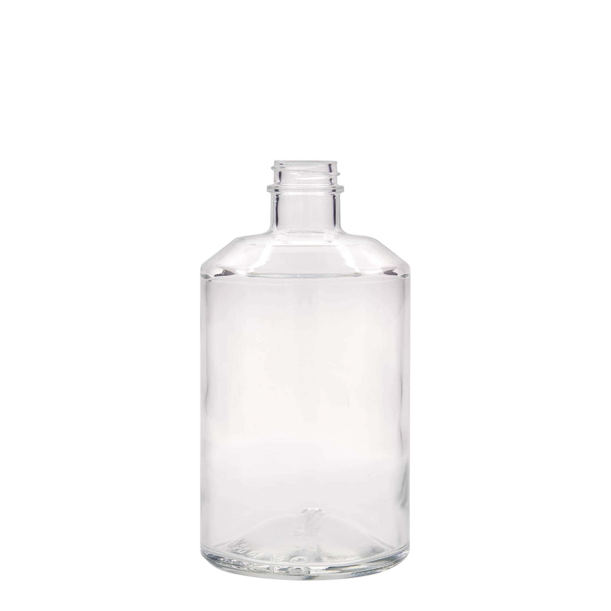 Glazen fles 'Hella', 500 ml, monding: GPI 28 Glazen fles 'Hella', 500 ml, monding: GPI 28