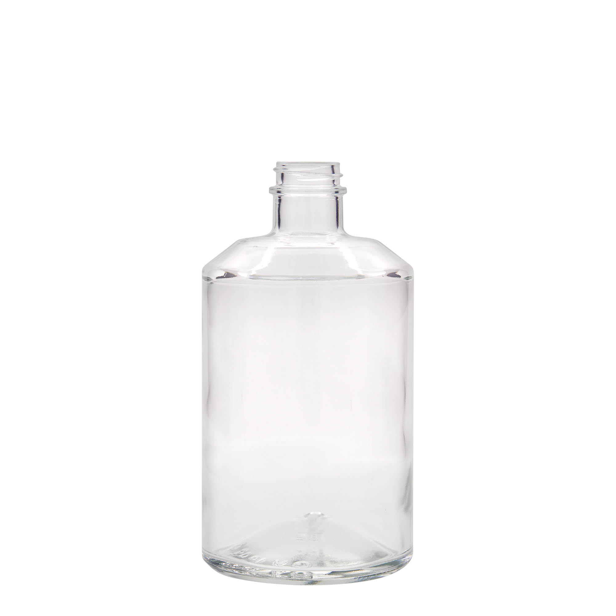 500 ml glazen fles 'Hella', opening: GPI 28 500 ml glazen fles 'Hella', opening: GPI 28