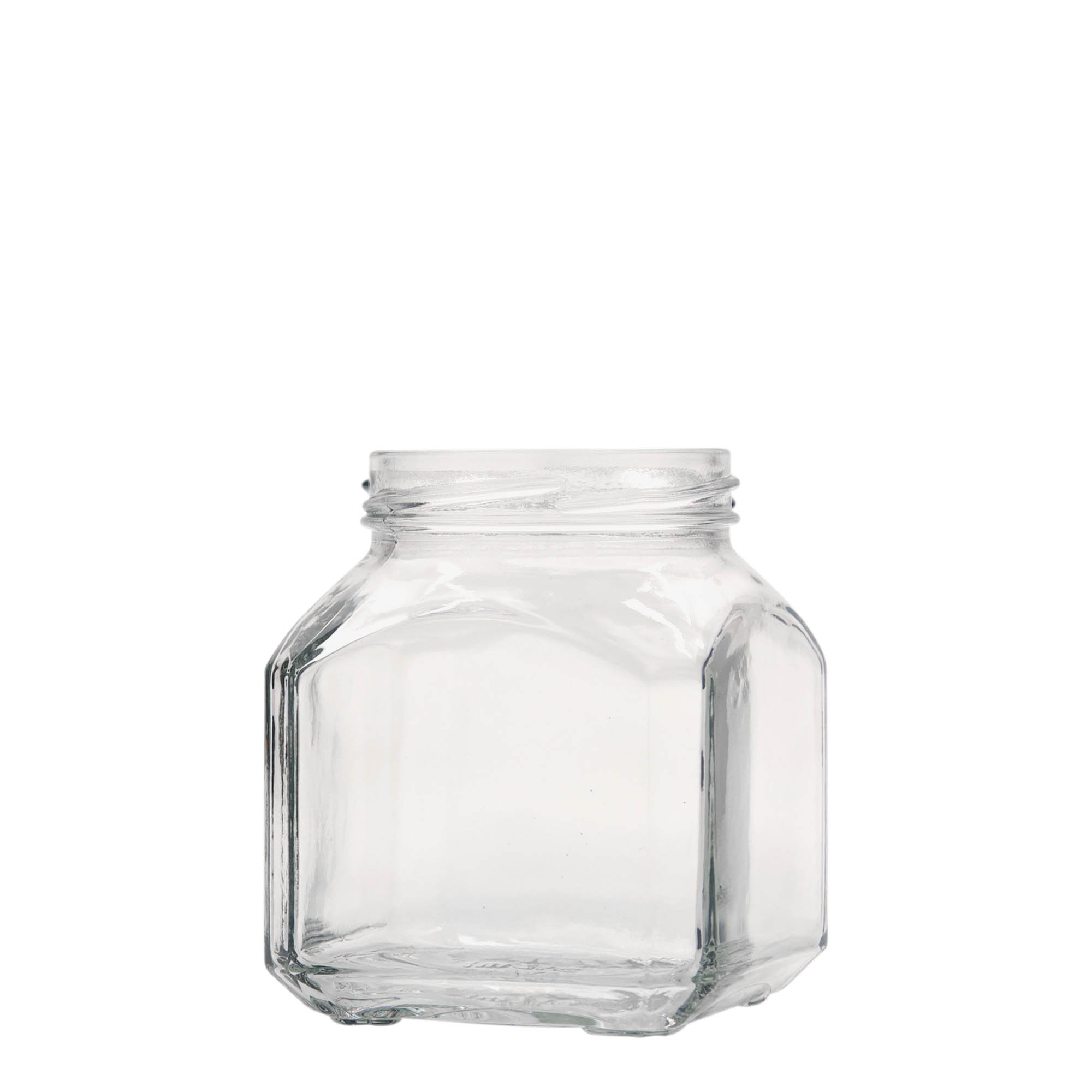 314 ml Vierkantglas 'Mailand', monding: Twist-Off (TO 63)