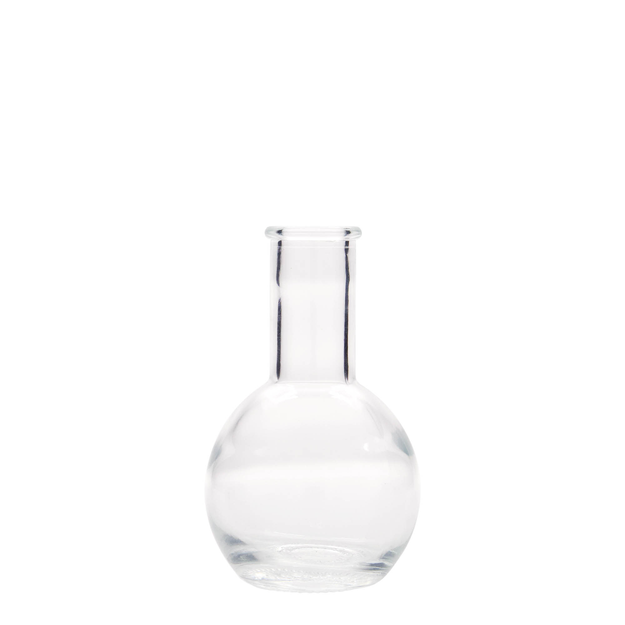 Glazen fles 'Tulipano', 100 ml, monding: kurk Glazen fles 'Tulipano', 100 ml, monding: kurk