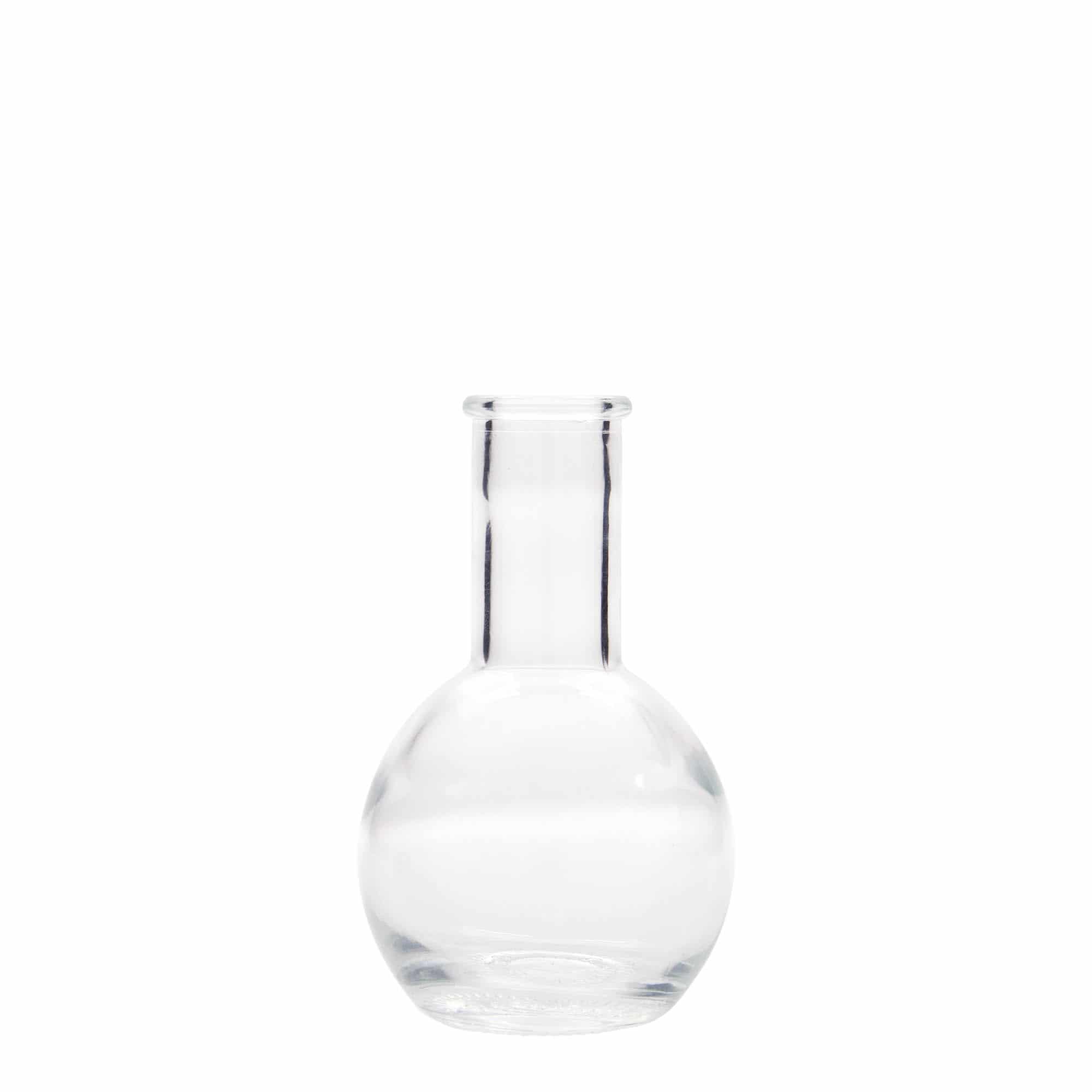 Glazen fles 'Tulipano', 100 ml, monding: kurk Glazen fles 'Tulipano', 100 ml, monding: kurk