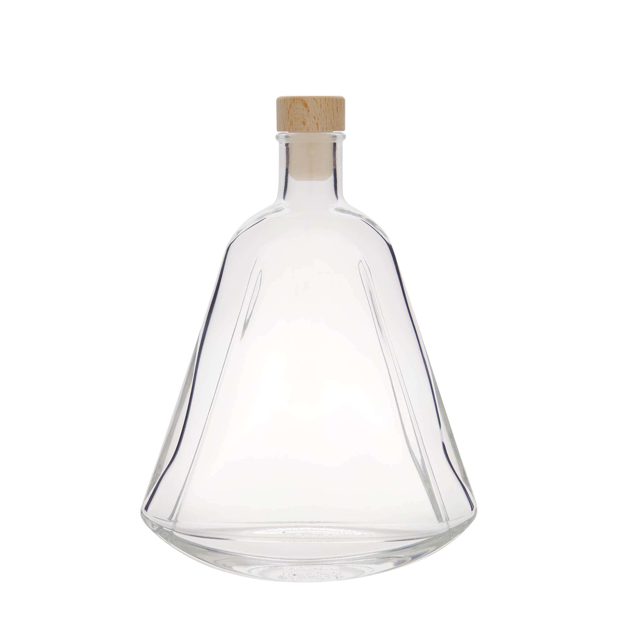 350 ml glazen fles 'Maurizio', ovaal, opening: kurk
