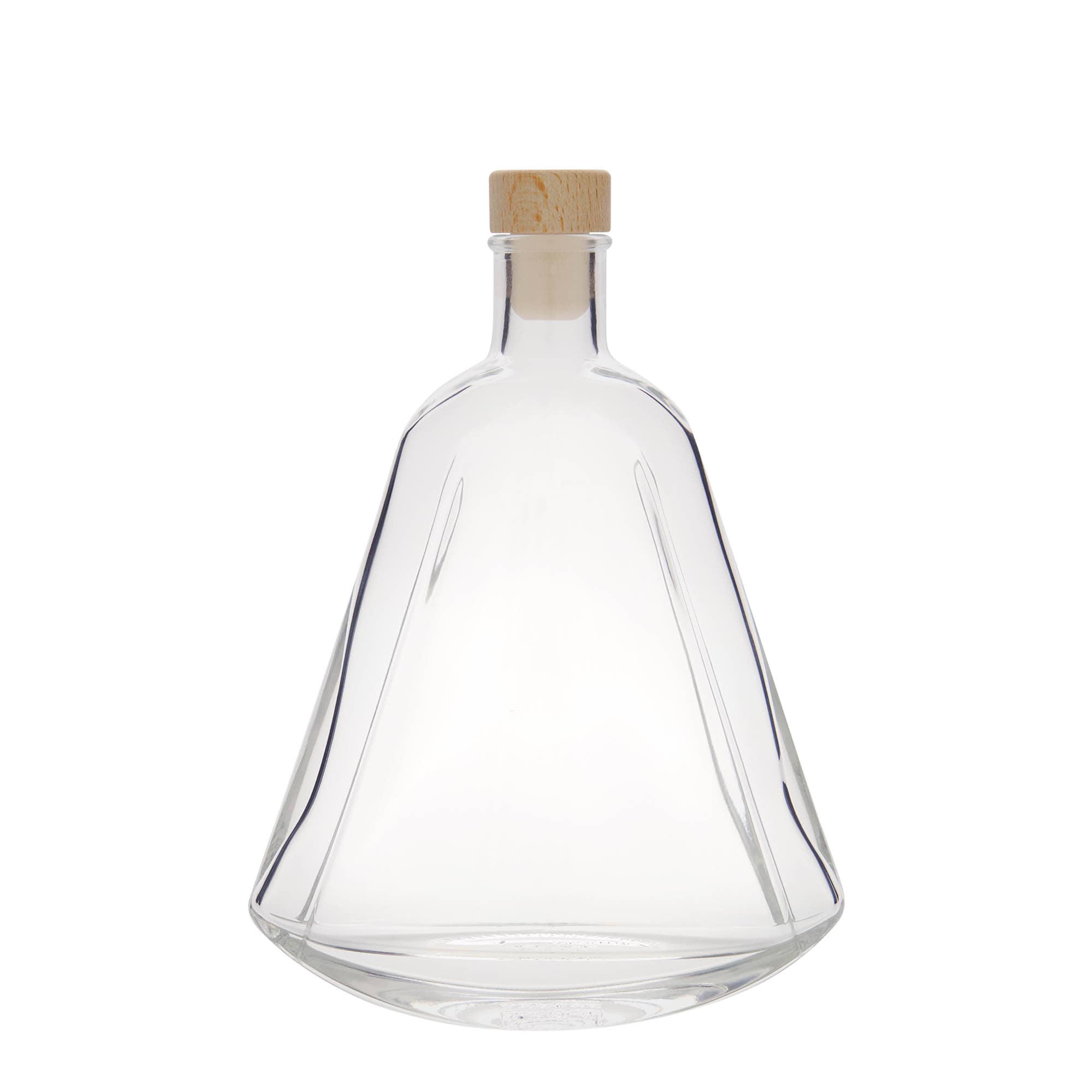 350 ml glazen fles 'Maurizio', ovaal, opening: kurk 350 ml glazen fles 'Maurizio', ovaal, opening: kurk