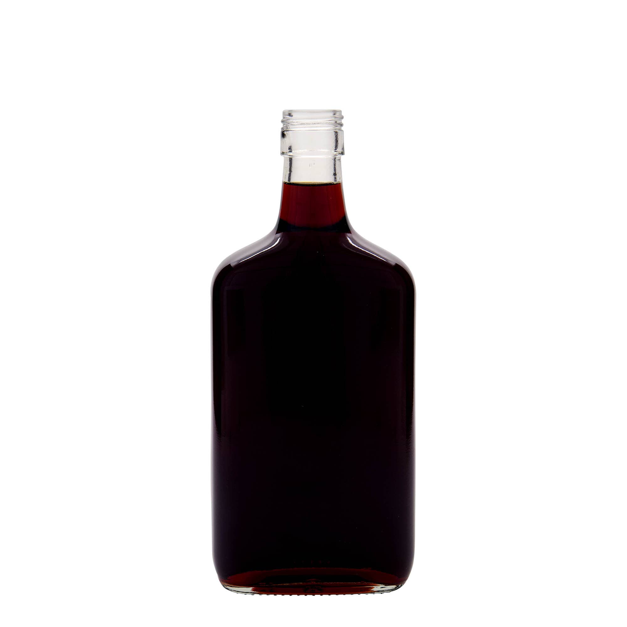 700 ml glazen fles 'Amaretto', rechthoekig, hals: PP 31,5