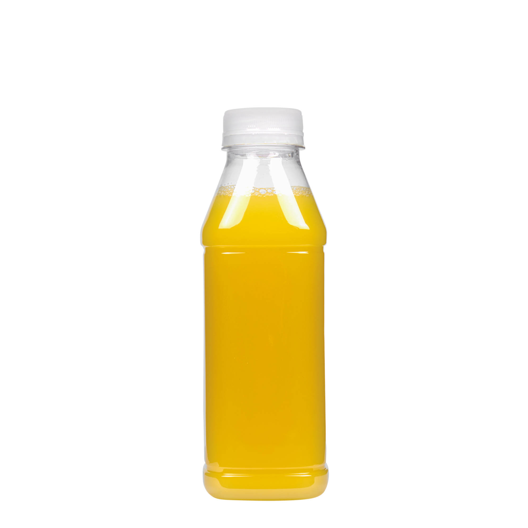 500 ml PET-fles 'Milk and Juice Carré', vierkant, kunststof, hals: 38 mm 500 ml PET-fles 'Milk and Juice Carré', vierkant, kunststof, hals: 38 mm