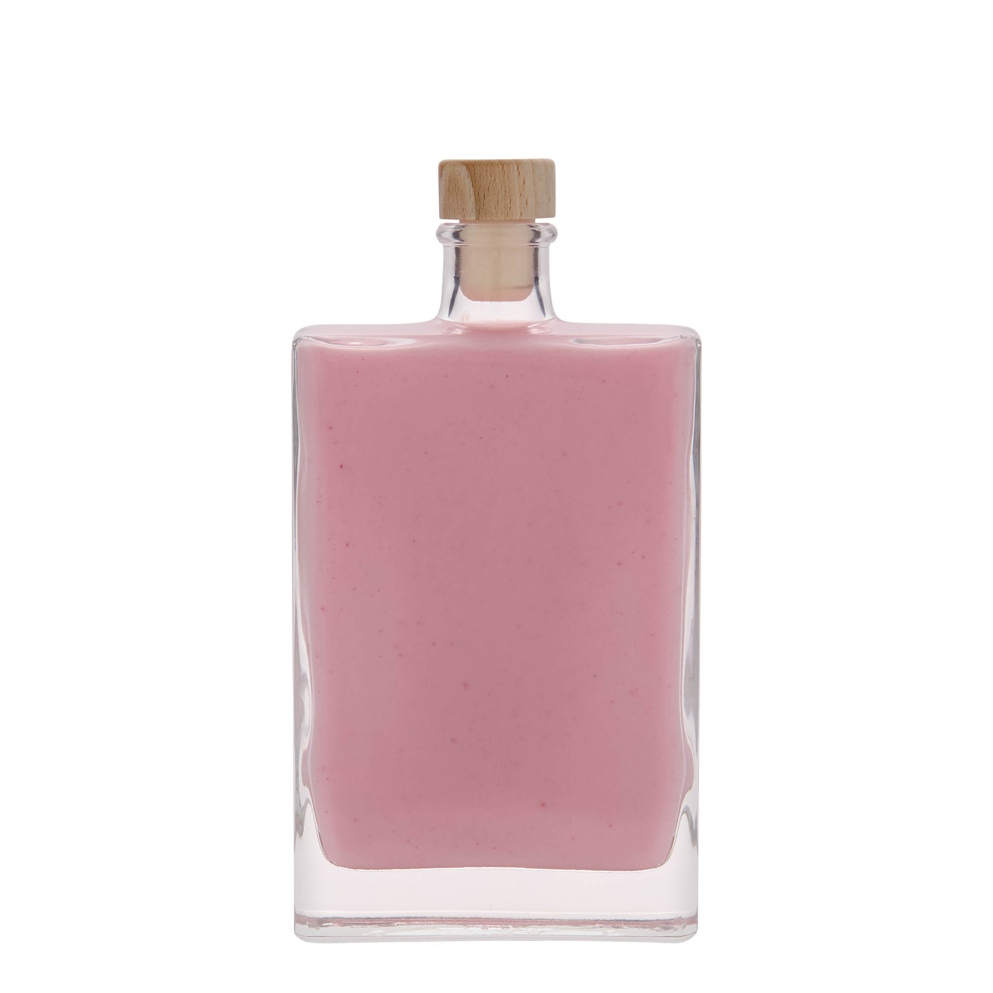 350 ml glazen fles 'Julia', rechthoekig, opening: kurk 350 ml glazen fles 'Julia', rechthoekig, opening: kurk