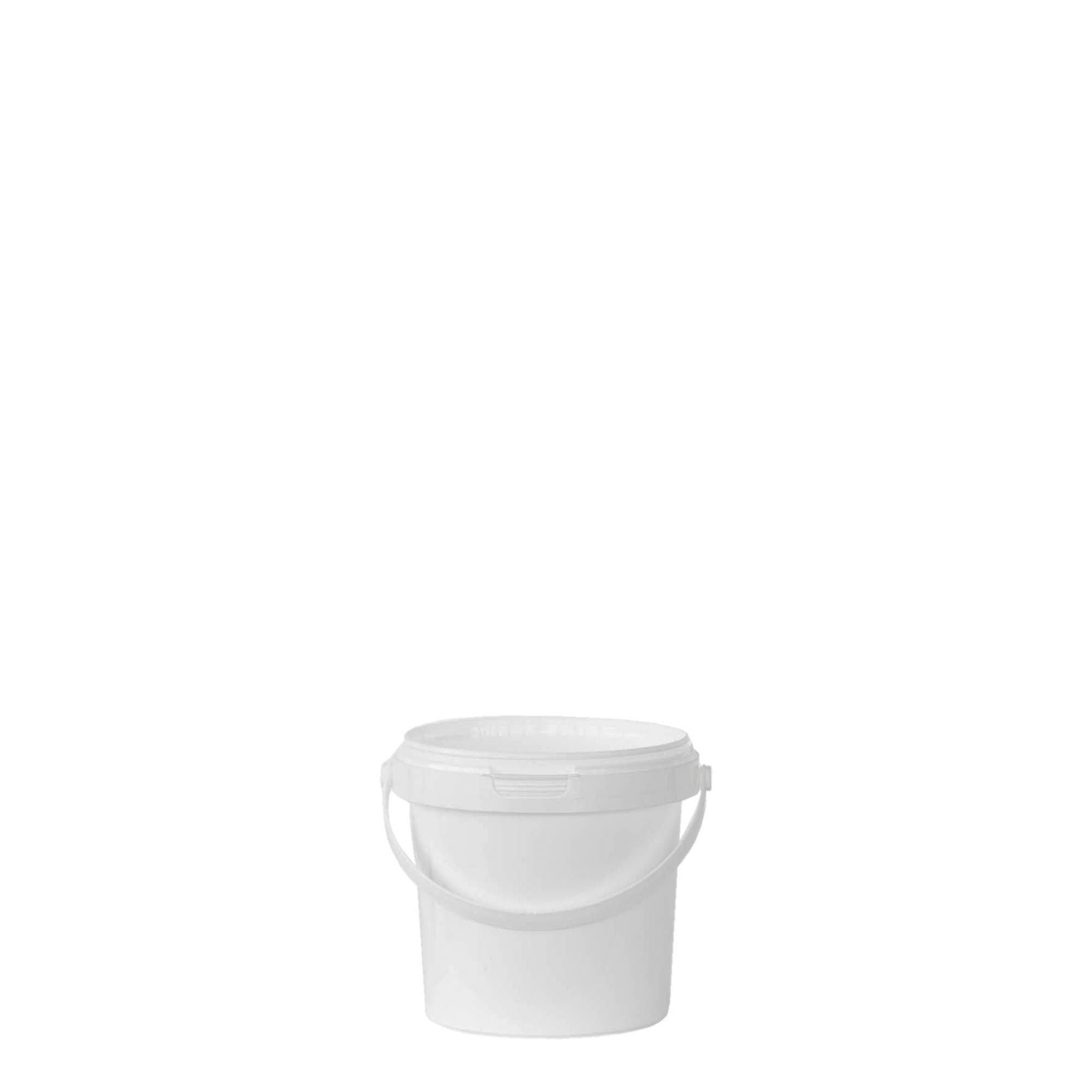 0,6 l emmer, PP-kunststof, wit 0,6 l emmer, PP-kunststof, wit