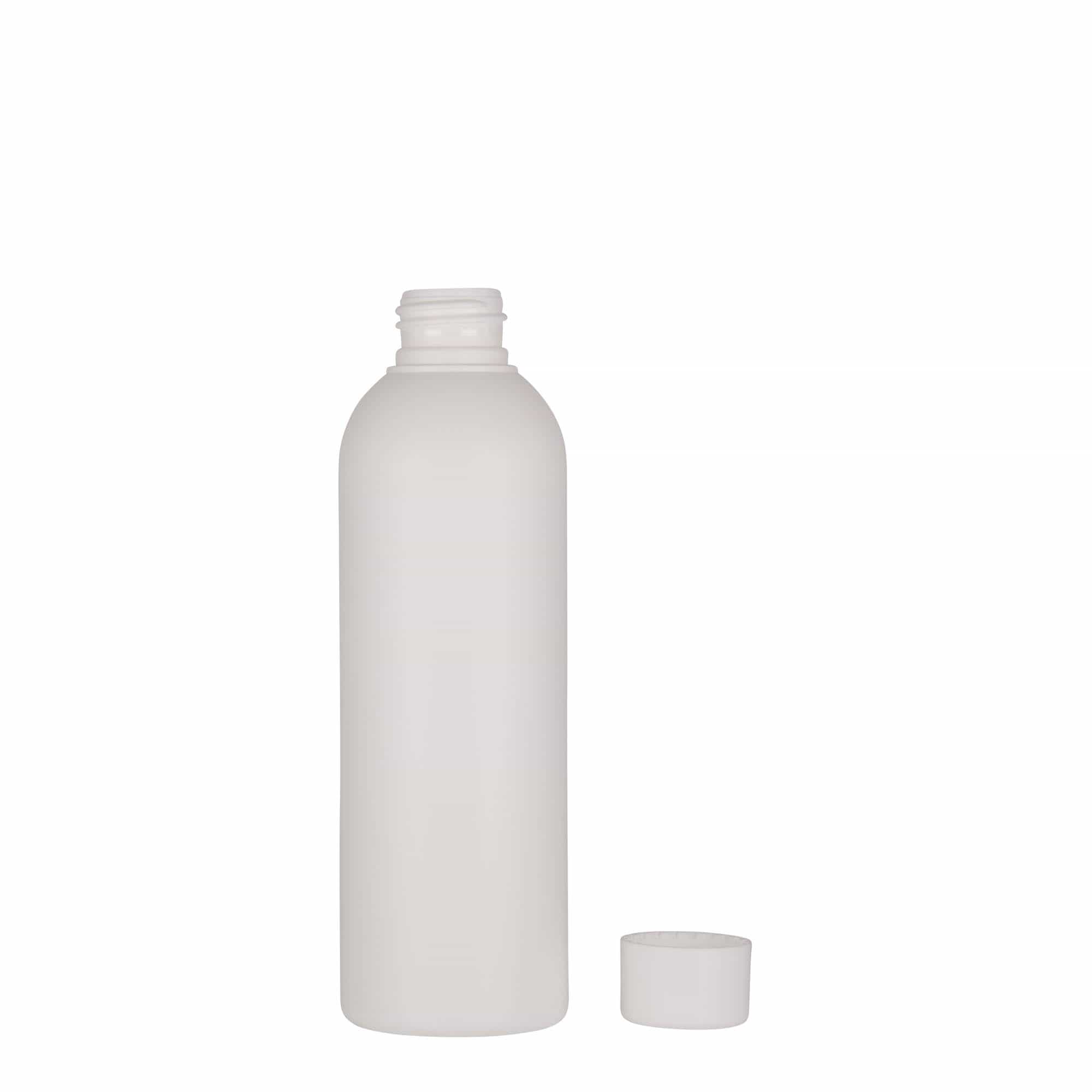 200 ml kunststoffles 'Tuffy', HDPE, wit, hals: 24/410