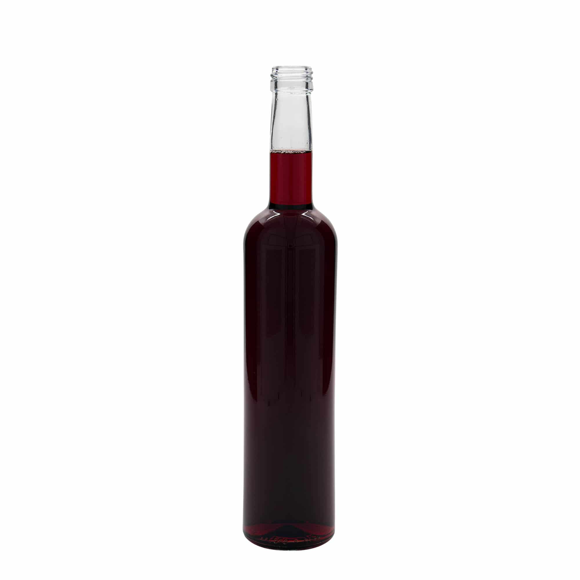 500 ml glazen fles 'Bordeaux', hals: PP 28