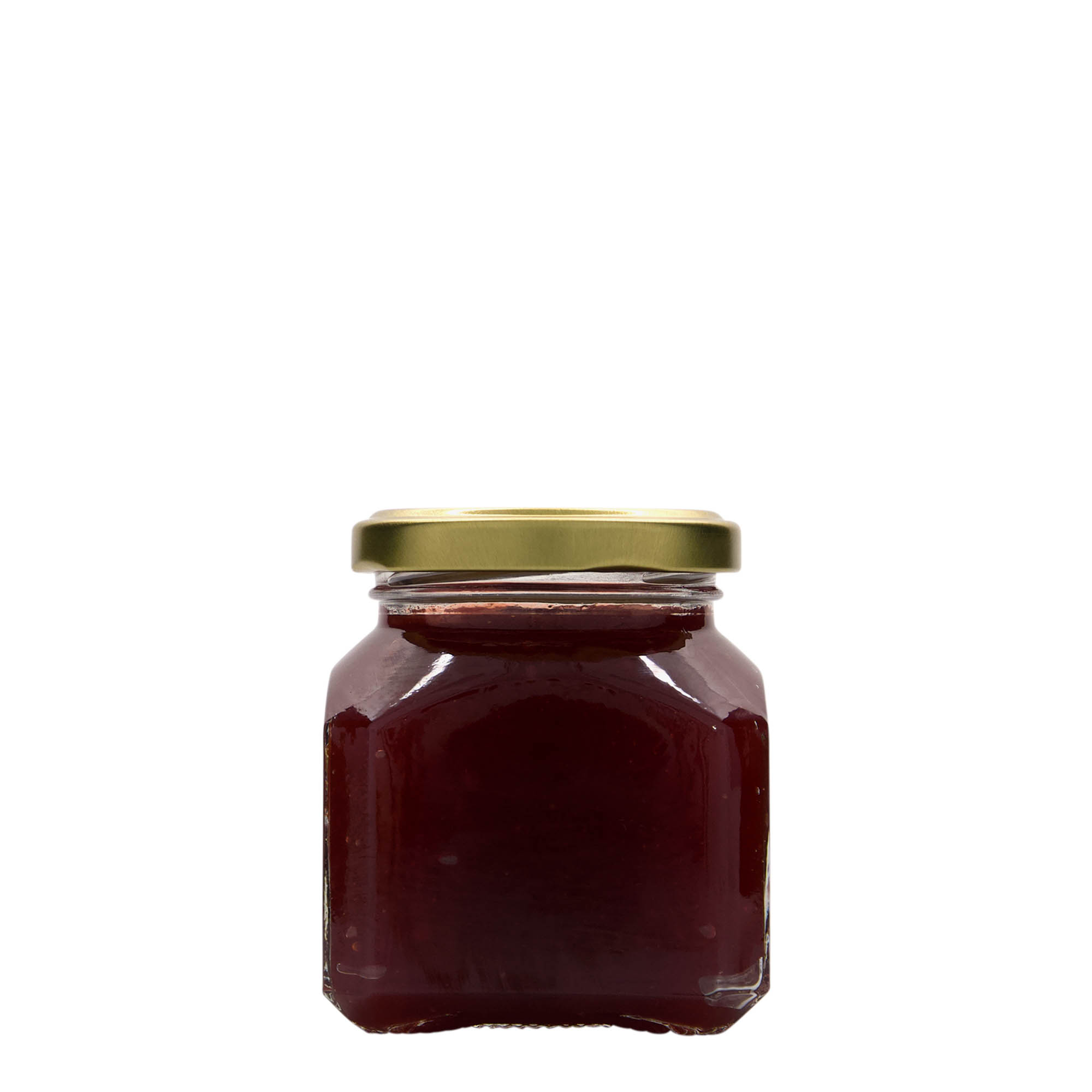 212 ml vierkantglas 'Mailand', opening: twist-off (TO 58) 212 ml vierkantglas 'Mailand', opening: twist-off (TO 58)