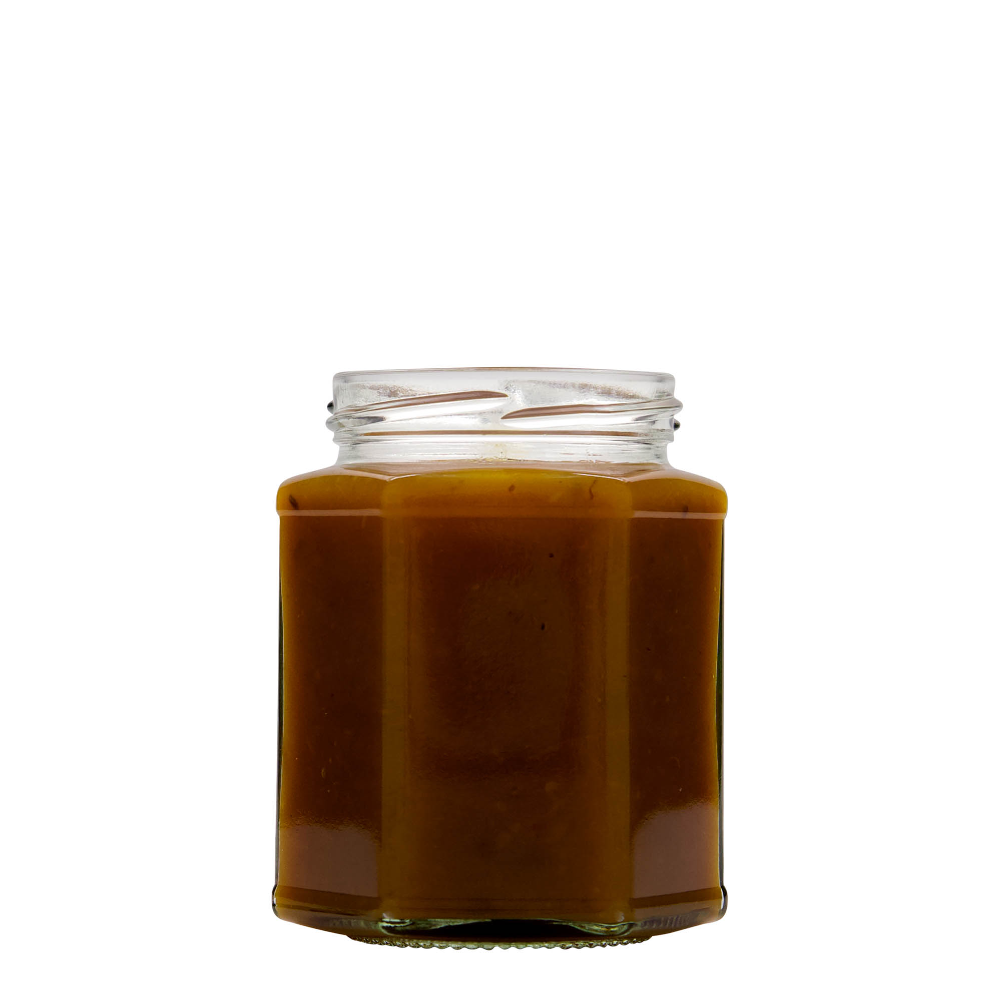 324 ml zeskantglas, opening: twist-off (TO 66) 324 ml zeskantglas, opening: twist-off (TO 66)