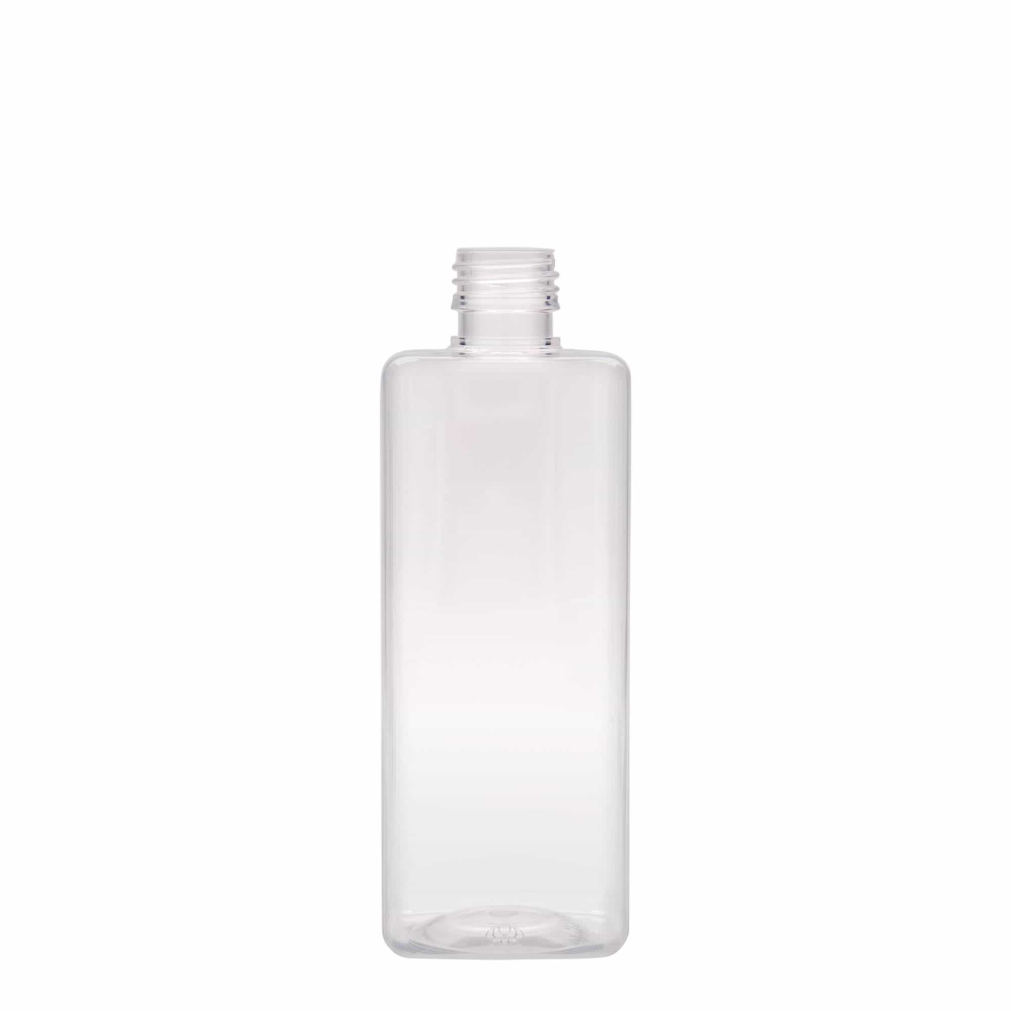 Petfles 'Karl', 500 ml, vierkant, kunststof, monding: PP 28 Petfles 'Karl', 500 ml, vierkant, kunststof, monding: PP 28