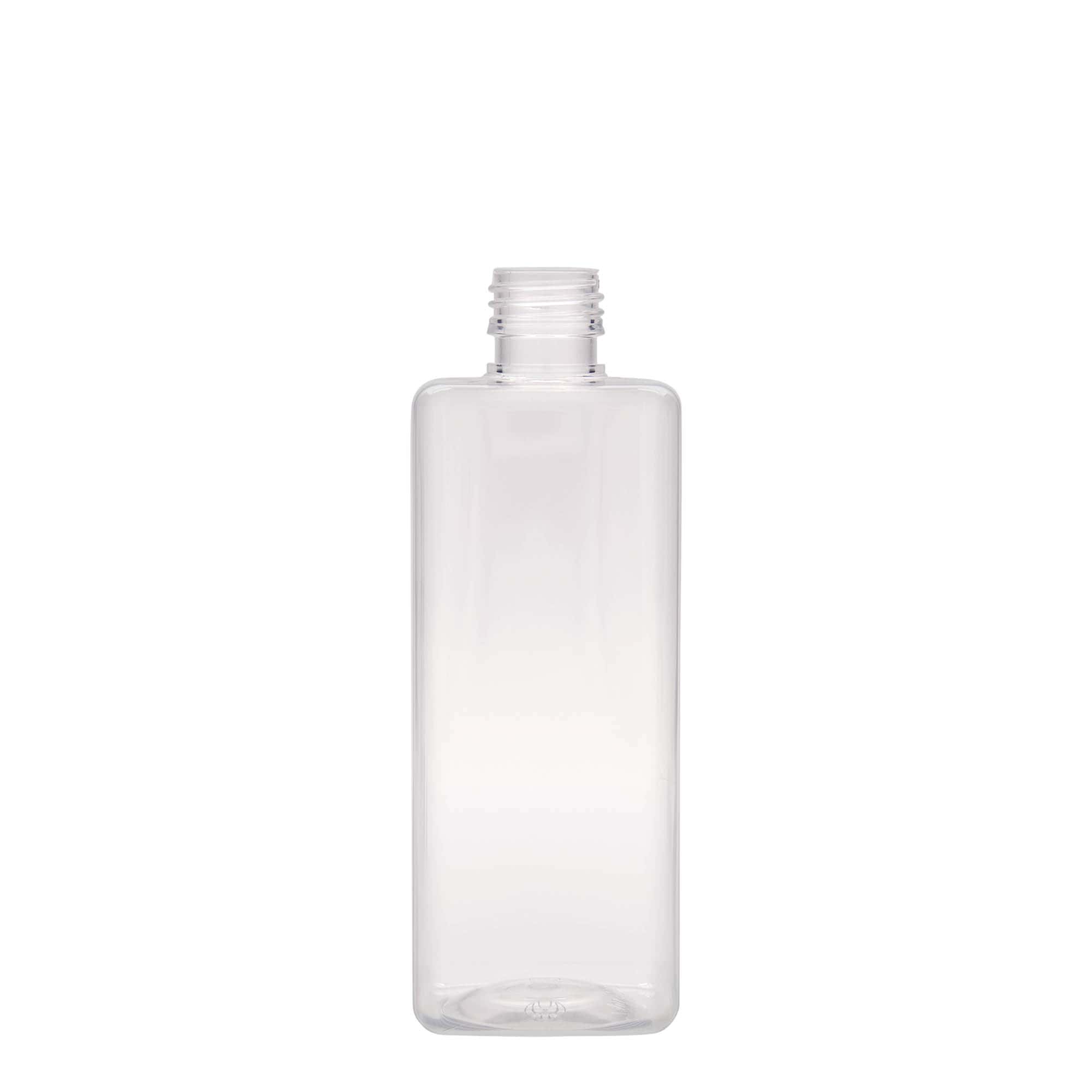 500 ml PET-fles 'Karl', vierkant, kunststof, hals: PP 28