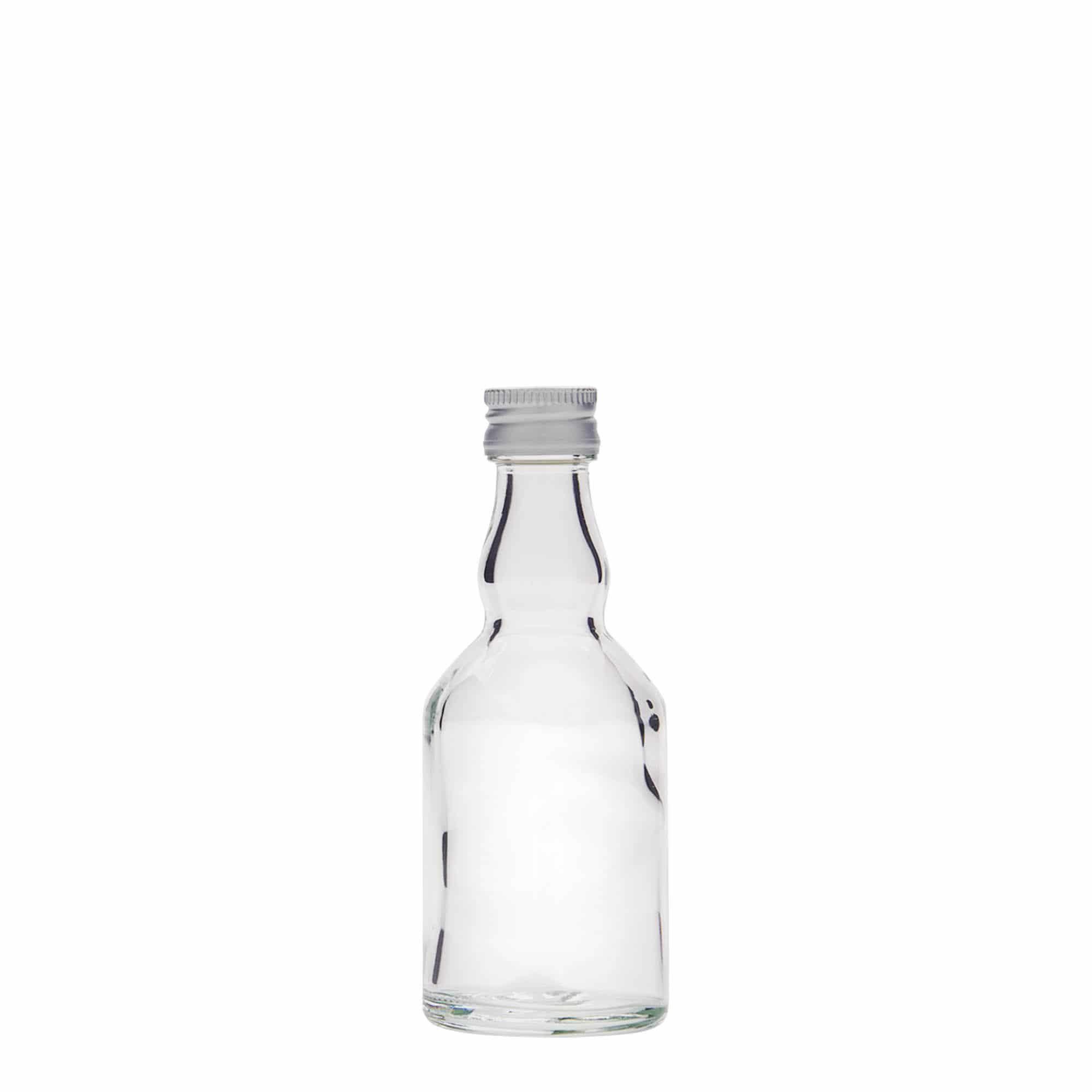 Glazen fles 'Georgio', 50 ml, monding: PP 18