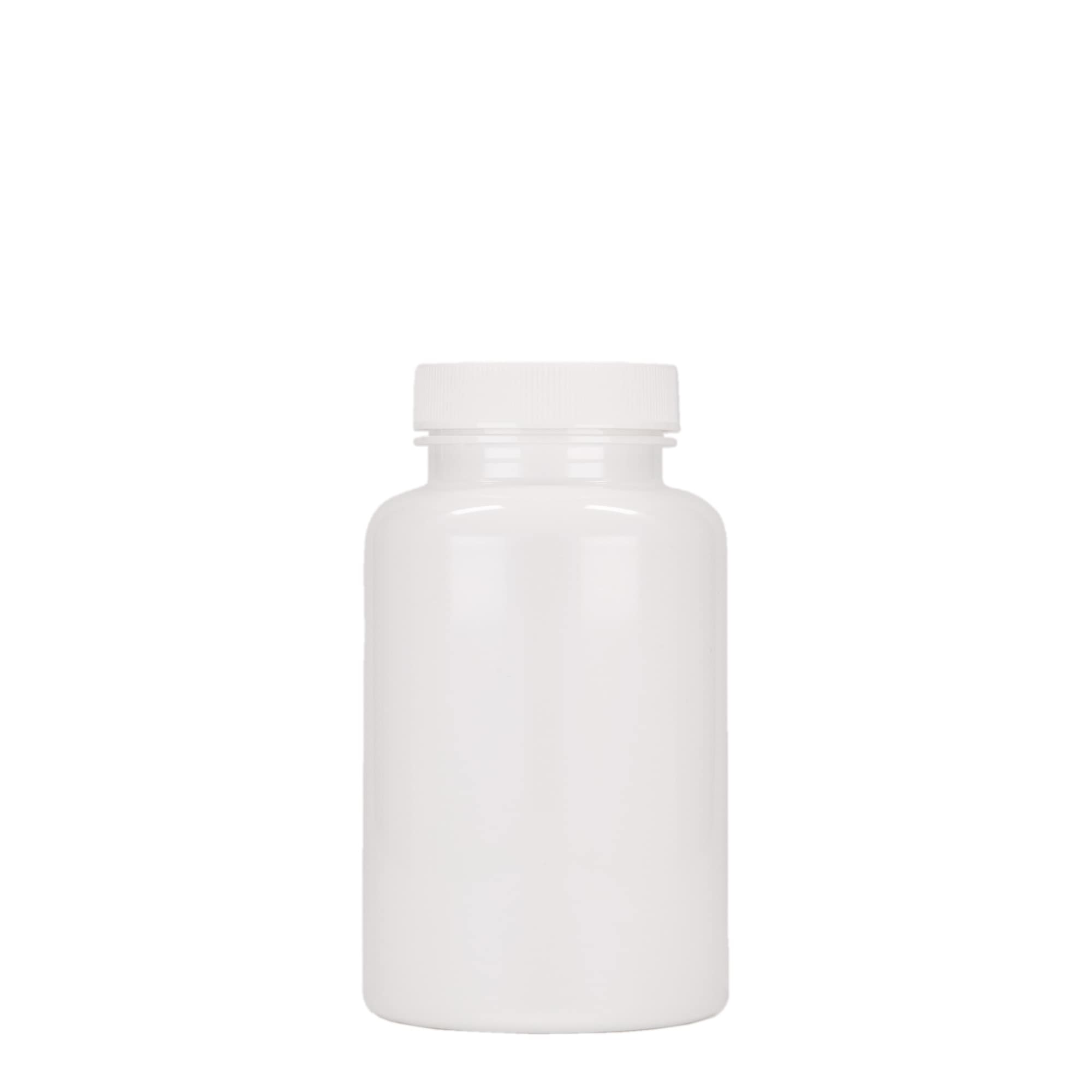 250 ml PET-verpakking, kunststof, wit, opening: 45/400