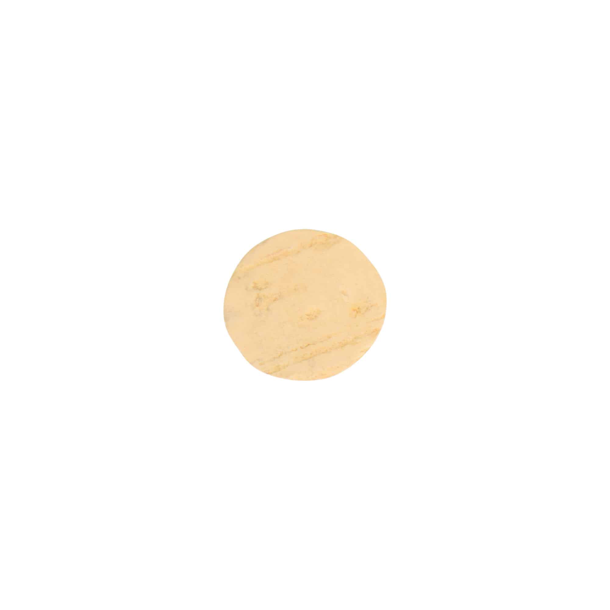 Conische kurk 14-17 x 22, perskurk, beige, voor monding: kurk