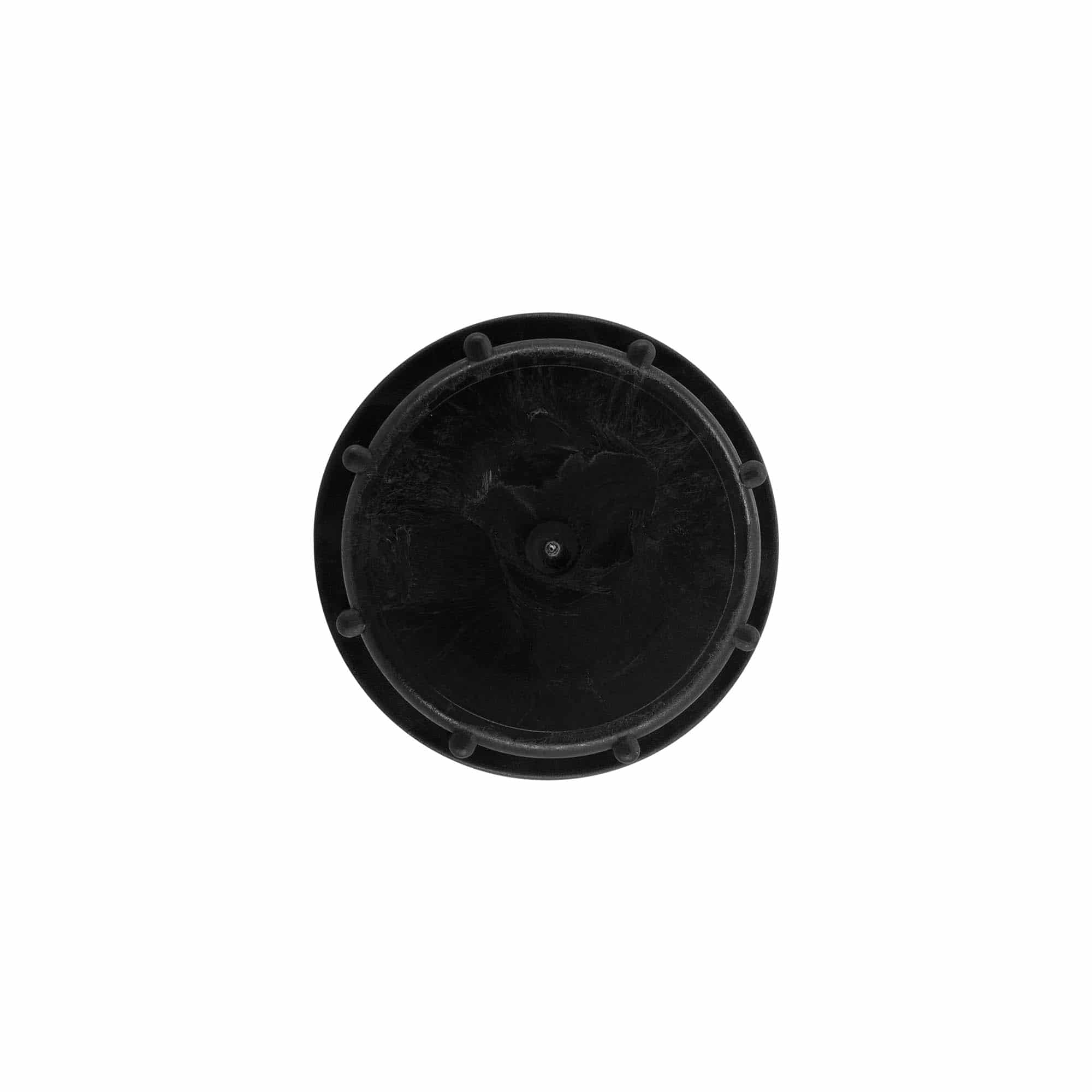 Schroefsluiting, PP-kunststof, zwart, voor monding: ND55