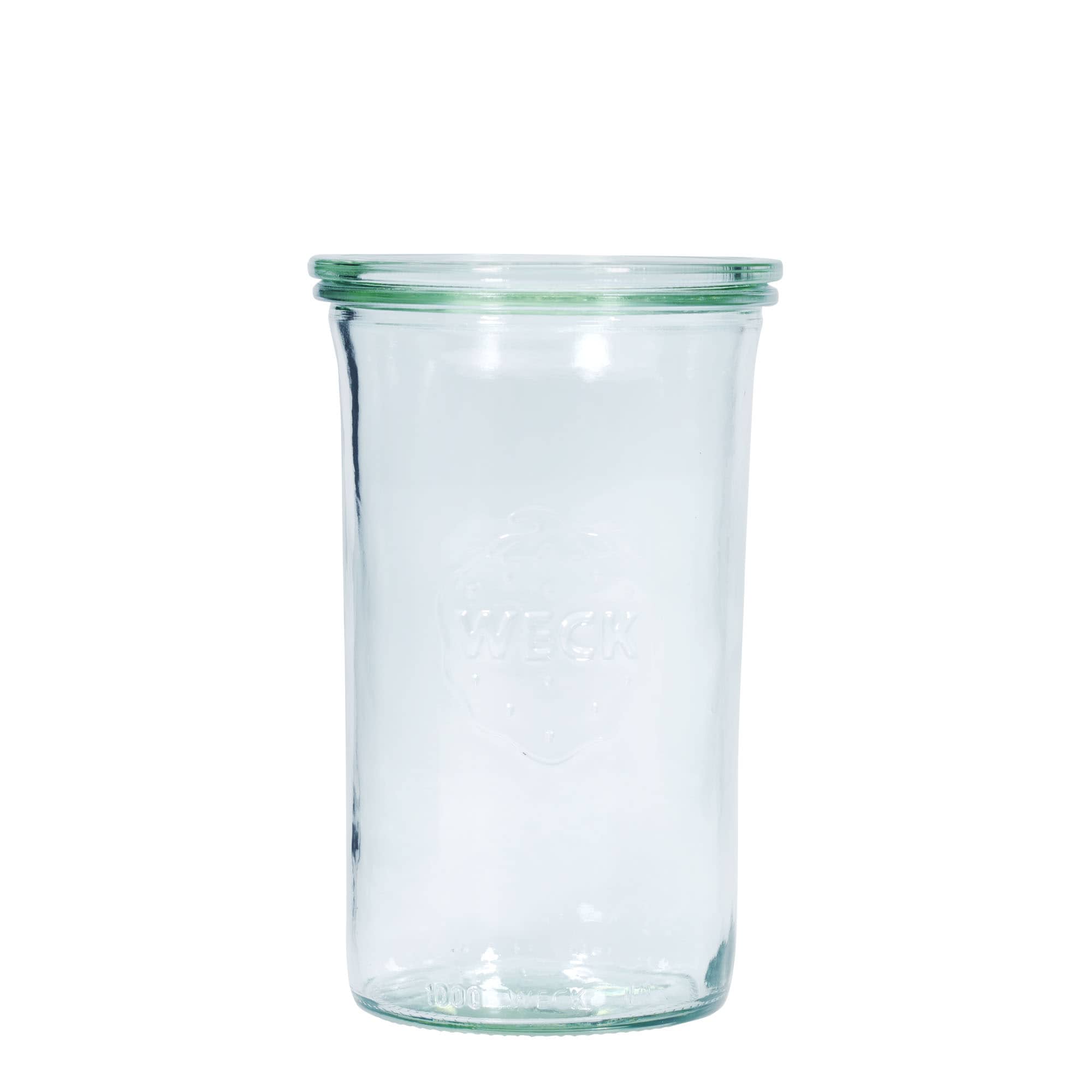 WECK-stortglas, 1000 ml, monding: ronde rand