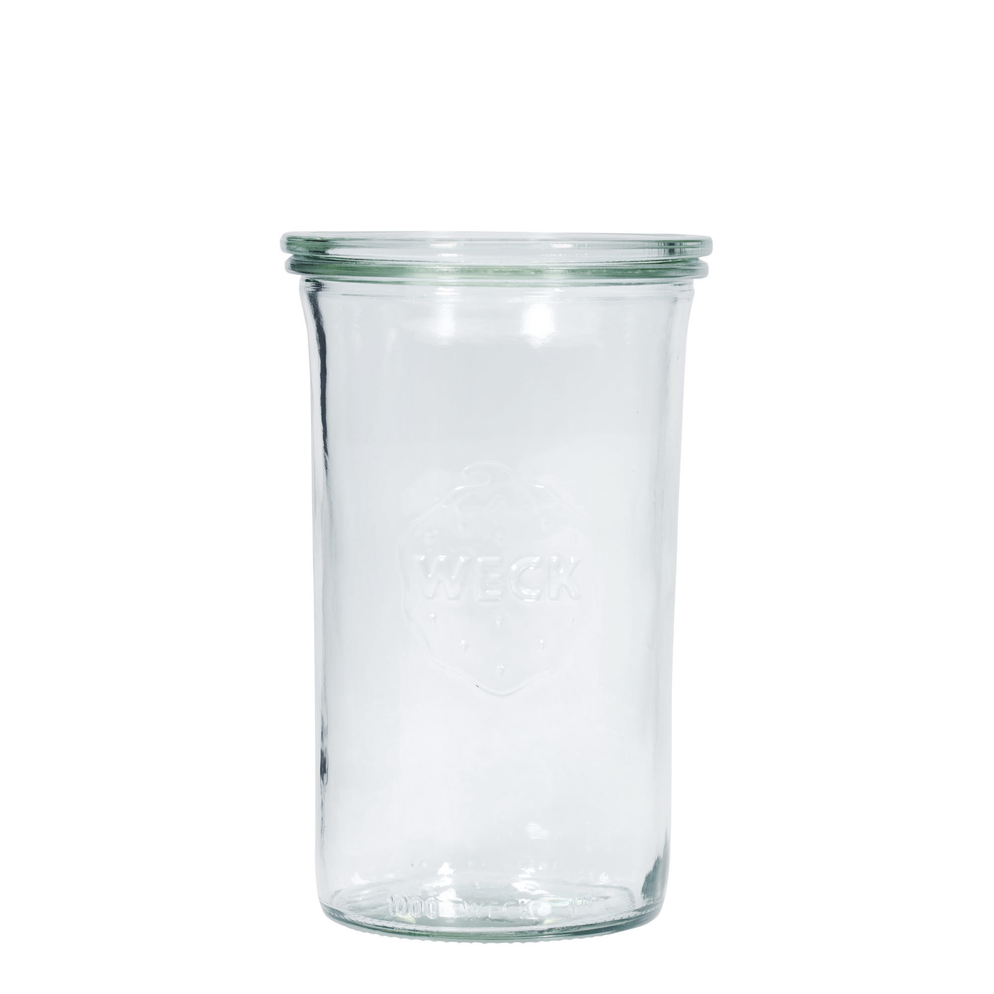 1.000 ml WECK-omvalglas #, opening: ronde rand 1.000 ml WECK-omvalglas #, opening: ronde rand