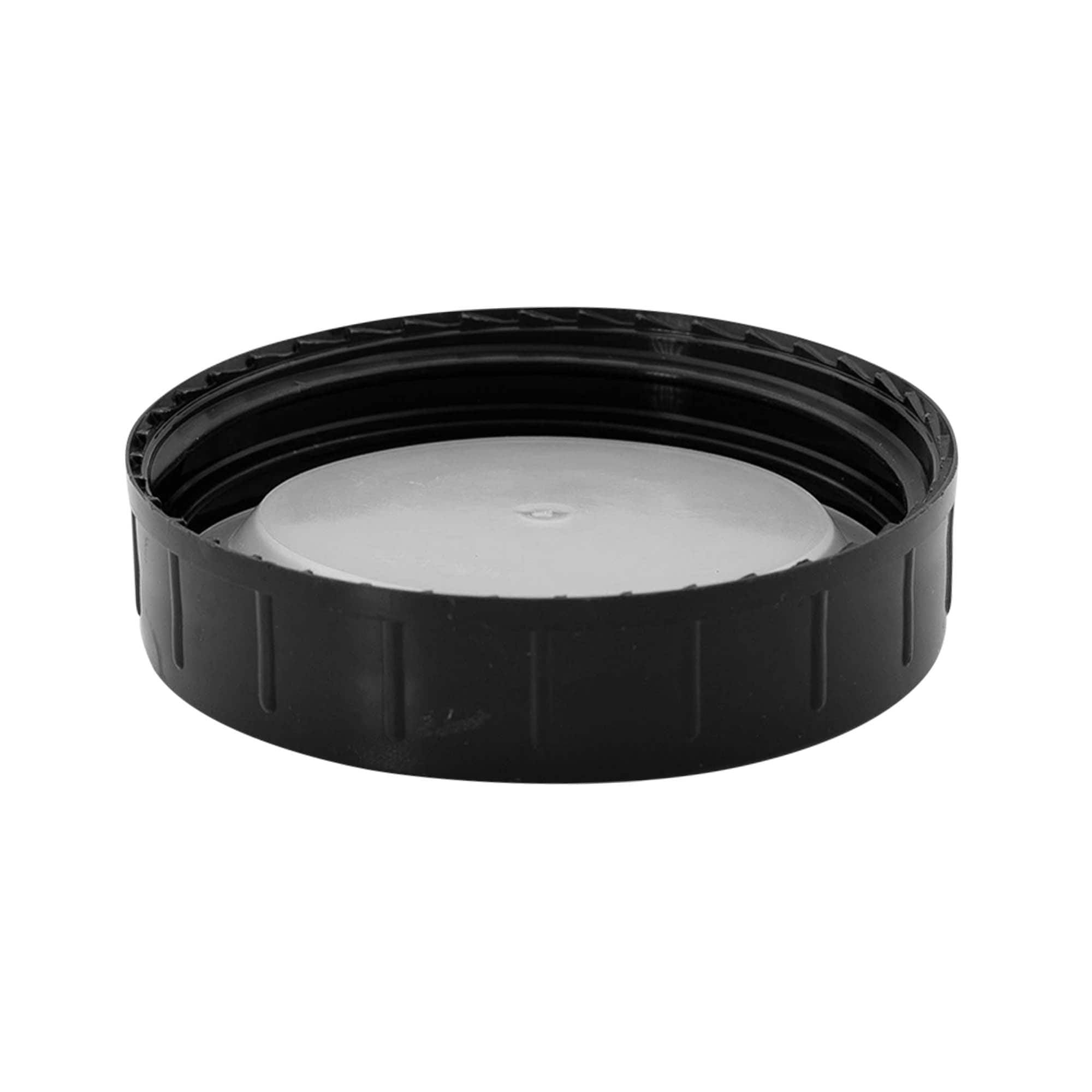 Schroefdop, PP-kunststof, zwart, voor opening: DIN 68