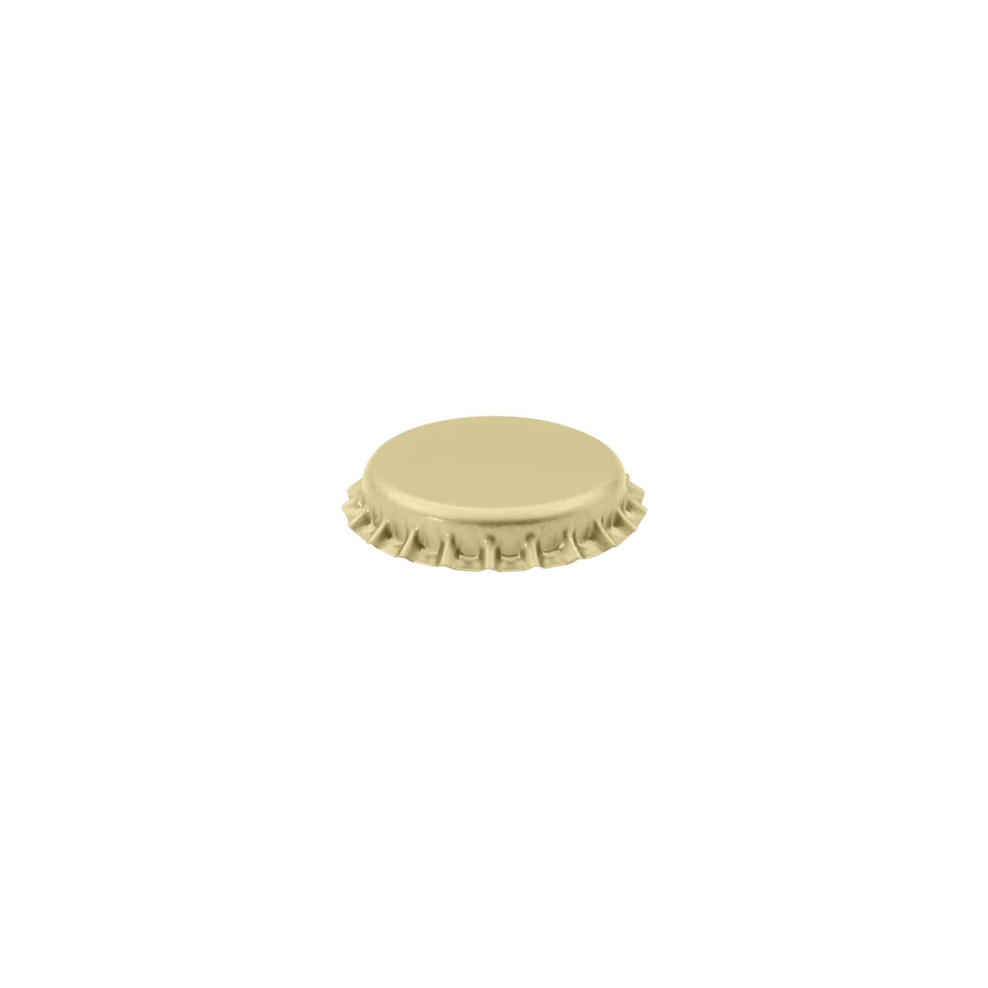 Kroonkurken 26 mm, metaal, goud Kroonkurken 26 mm, metaal, goud