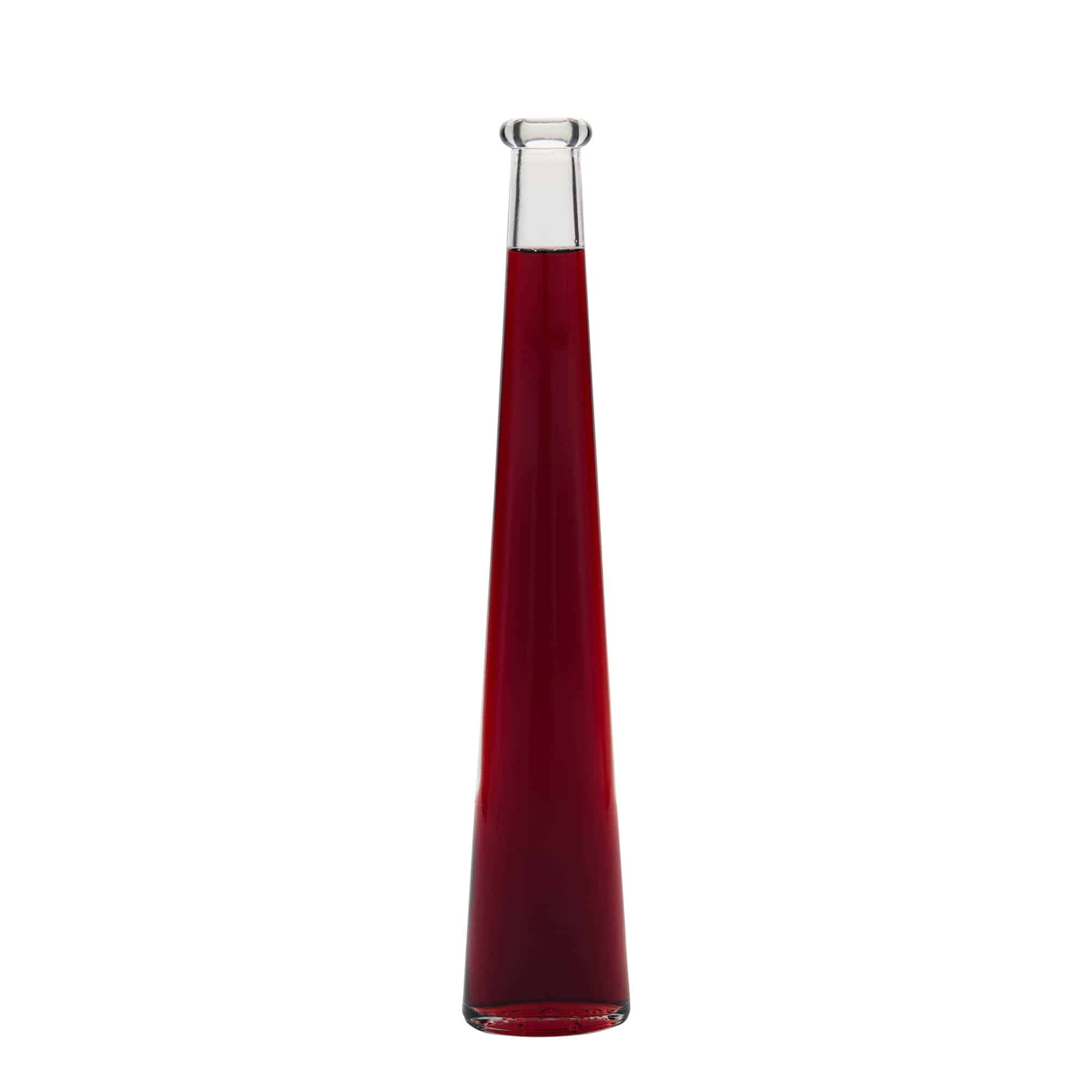 200 ml glazen fles 'Dama Ovale', ovaal, opening: kurk