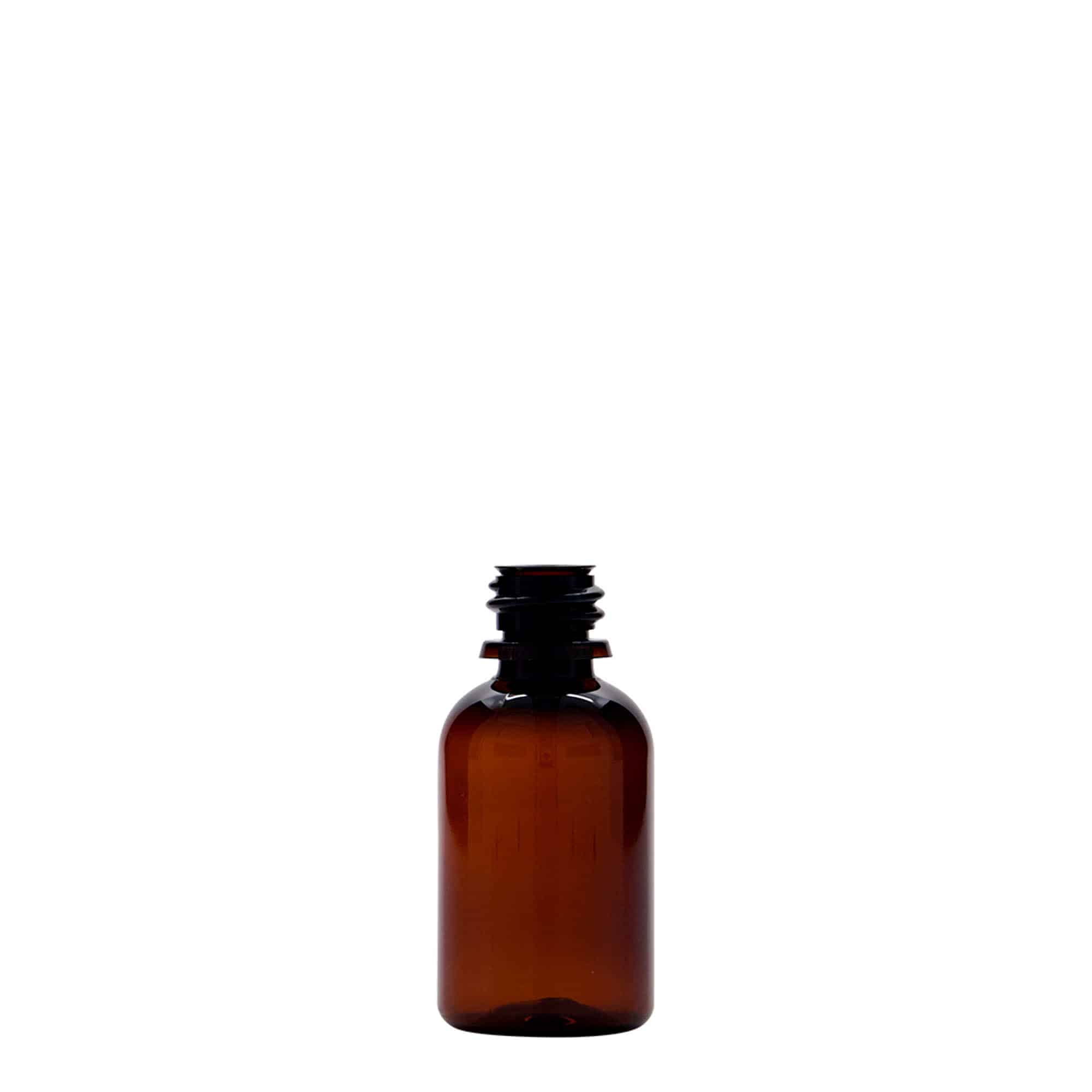 30 ml PET-medische fles 'Easy Living', bruin, kunststof, opening: DIN 18 30 ml PET-medische fles 'Easy Living', bruin, kunststof, opening: DIN 18