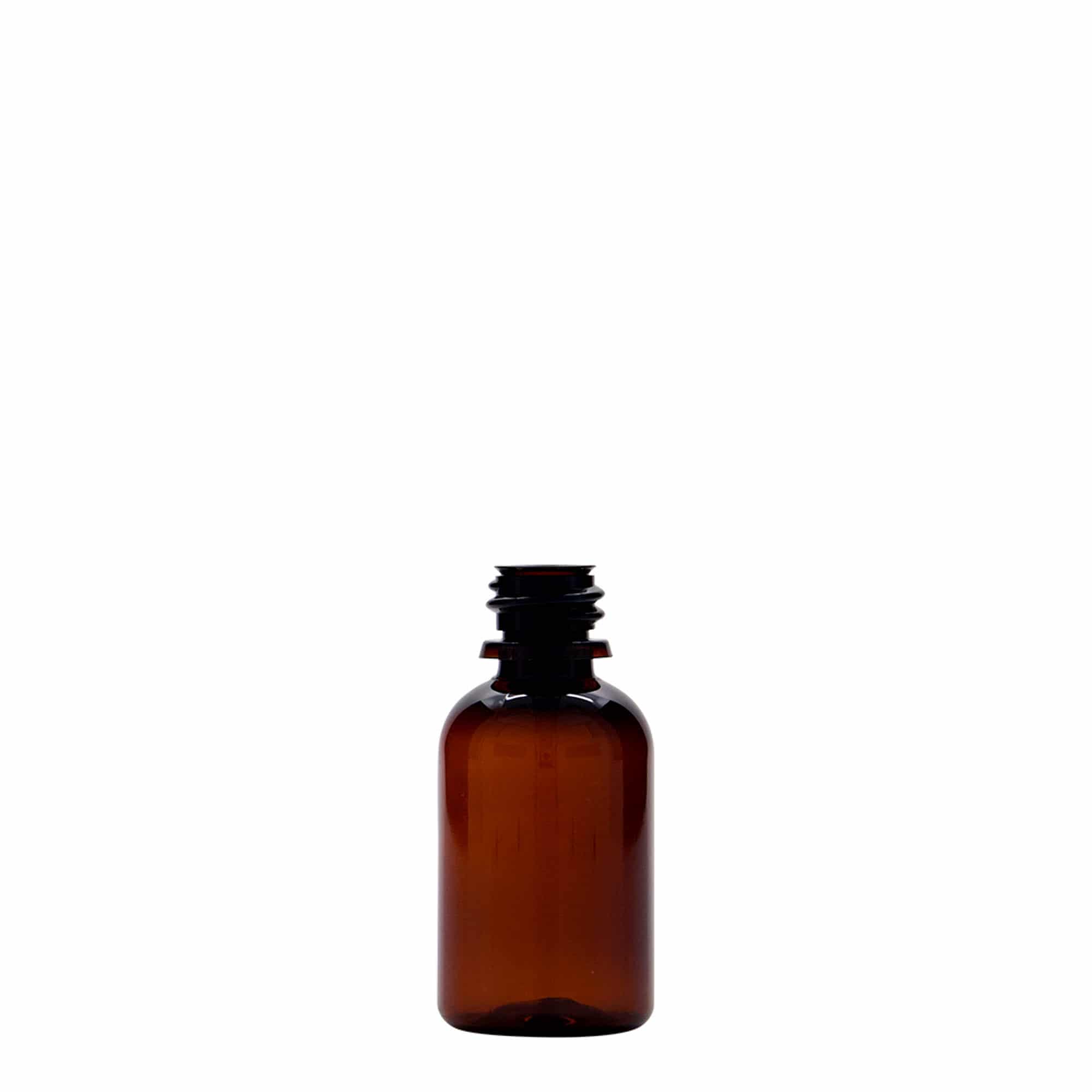 30 ml PET-medische fles 'Easy Living', bruin, kunststof, opening: DIN 18 30 ml PET-medische fles 'Easy Living', bruin, kunststof, opening: DIN 18