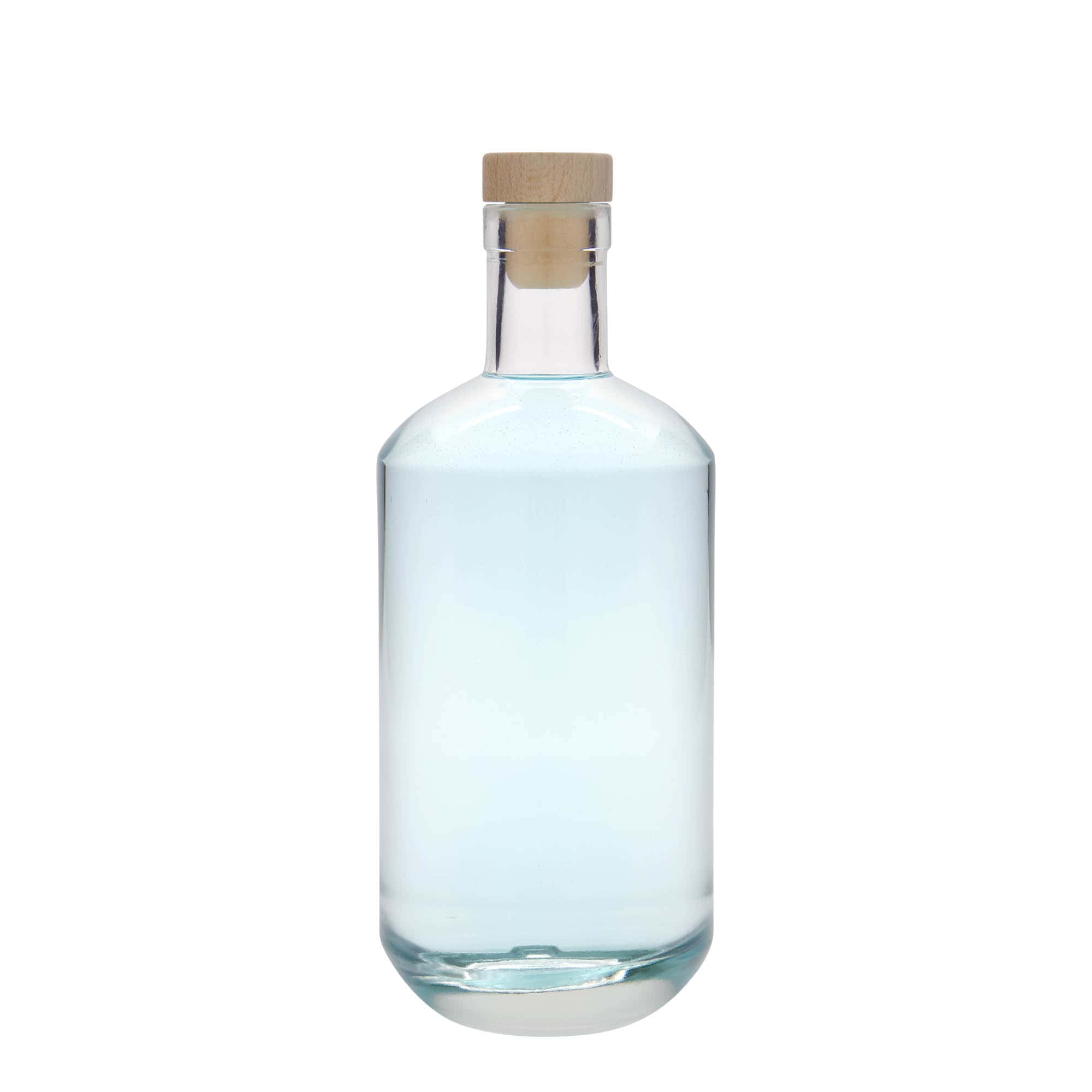 700 ml glazen fles 'Wenen', hals: kurk