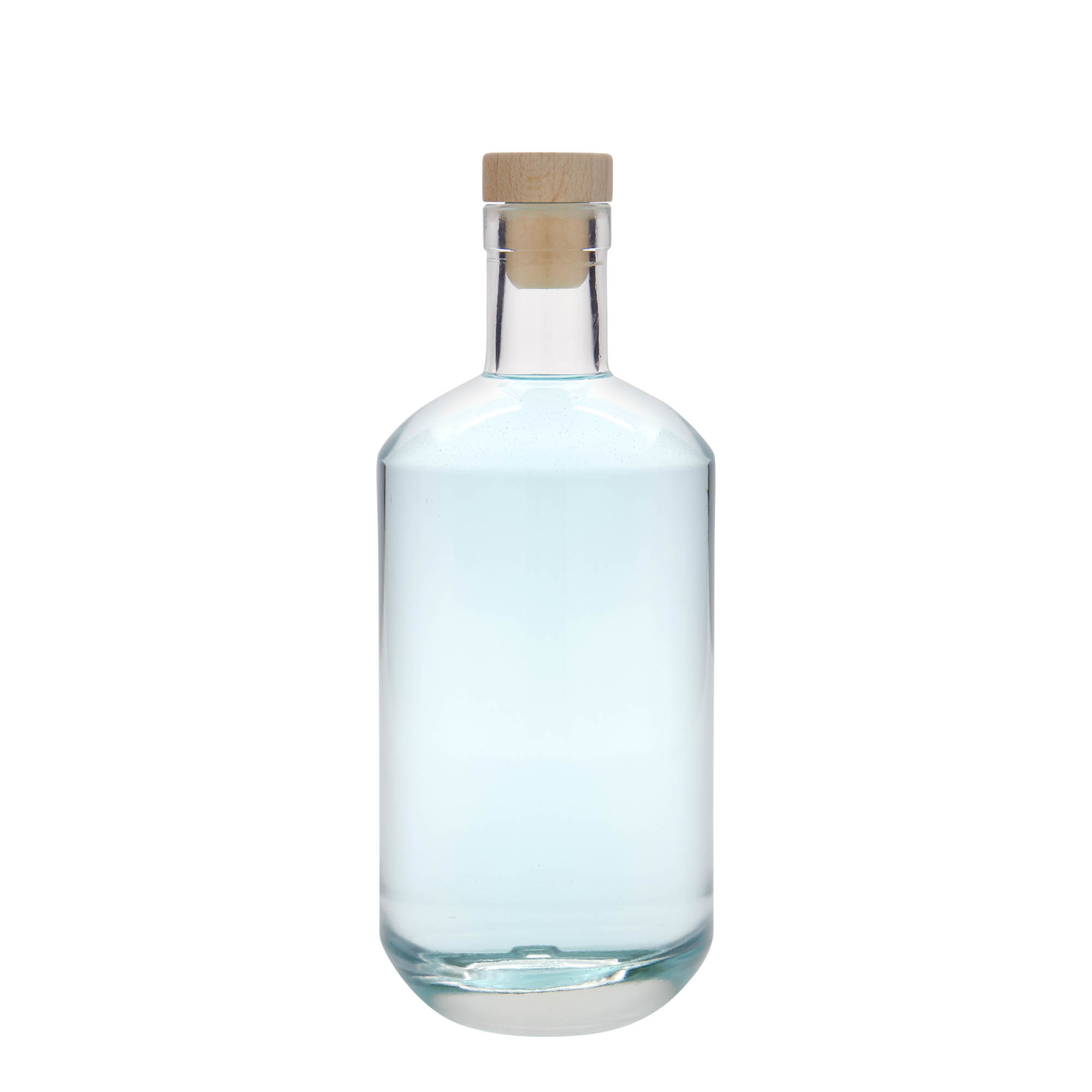 700 ml glazen fles 'Wenen', hals: kurk