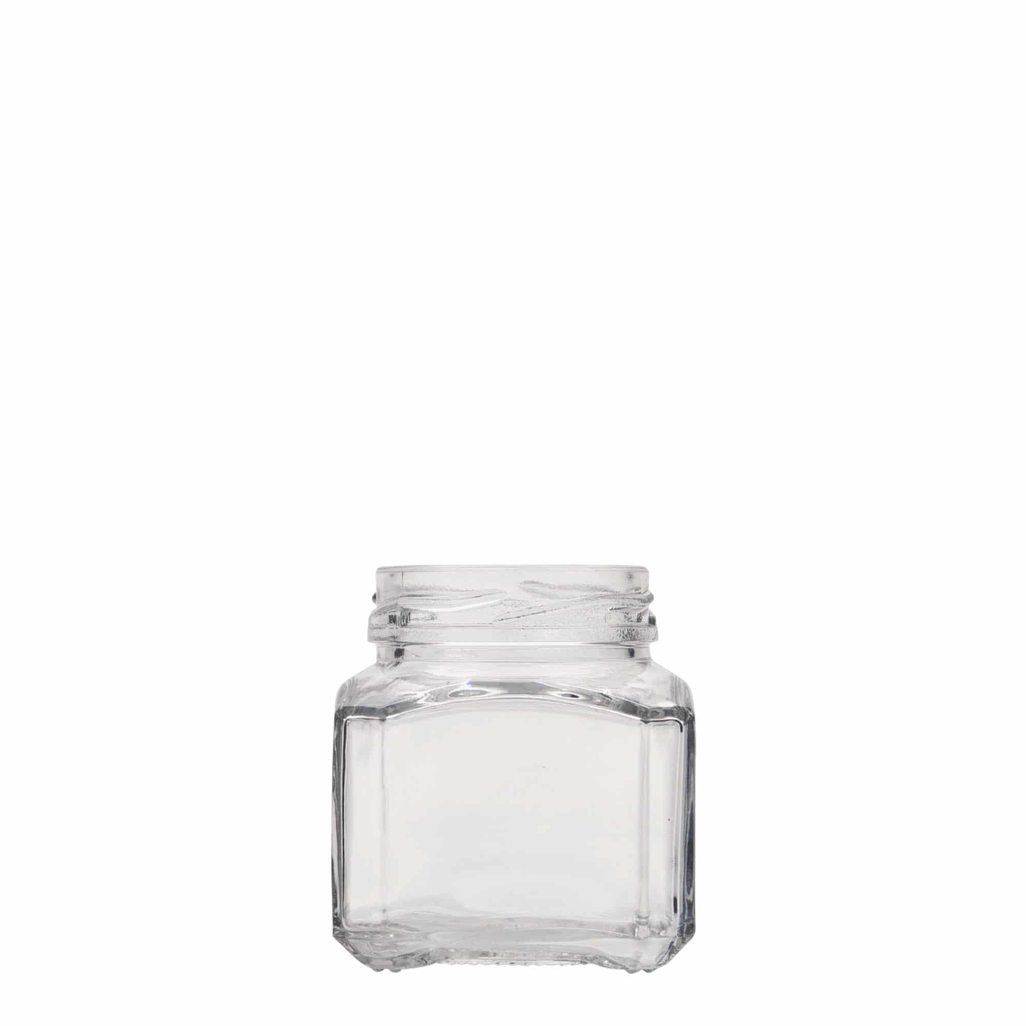 106 ml vierkantglas 'Milaan', opening: Twist-Off (TO 48)