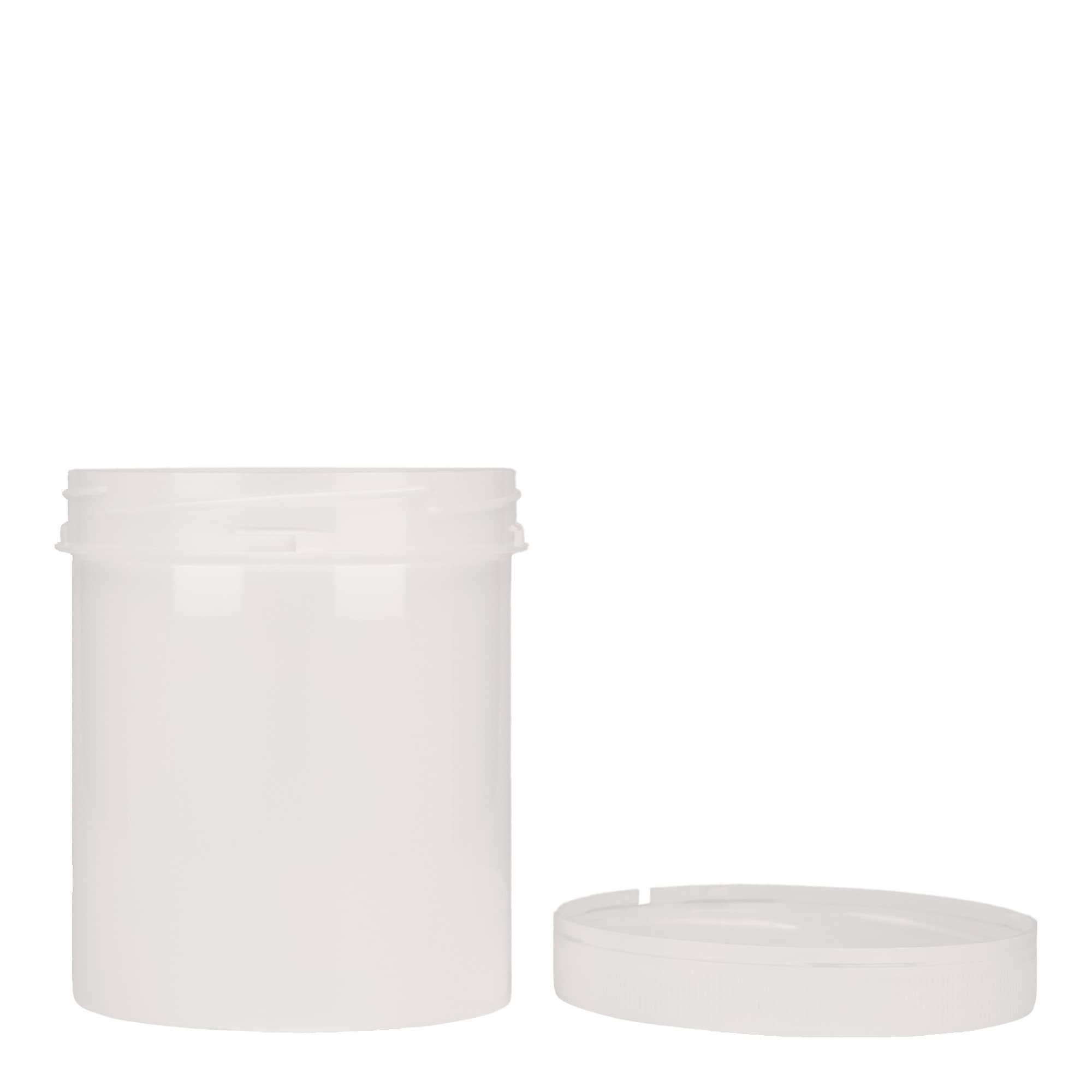 500 ml kunststofbus 'Securilock', PP, wit, opening: schroefdop
