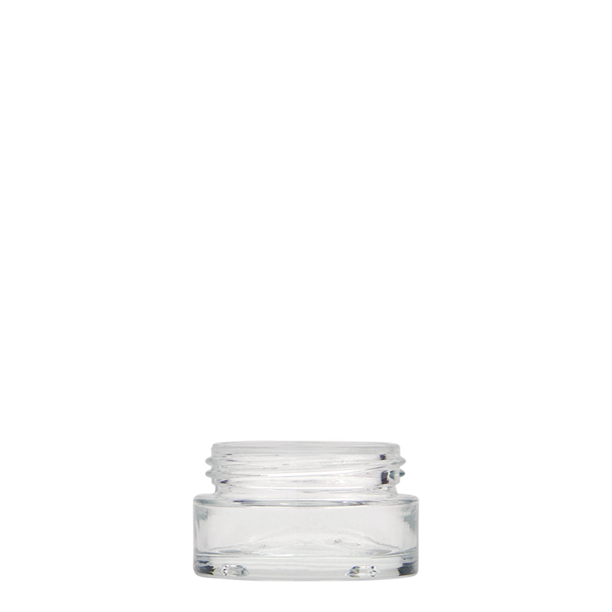 15 ml potje 'Clear Edition', glas, opening: schroefdop