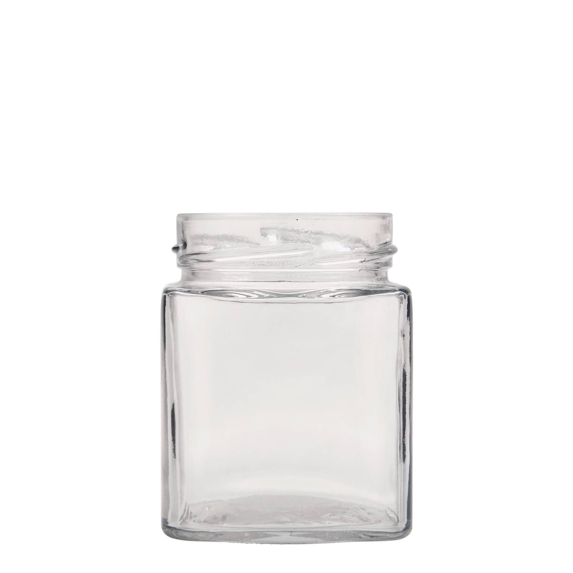 314 ml Vierkantglas 'Ikarus', opening: Deep-Twist-Off (DTO 70)