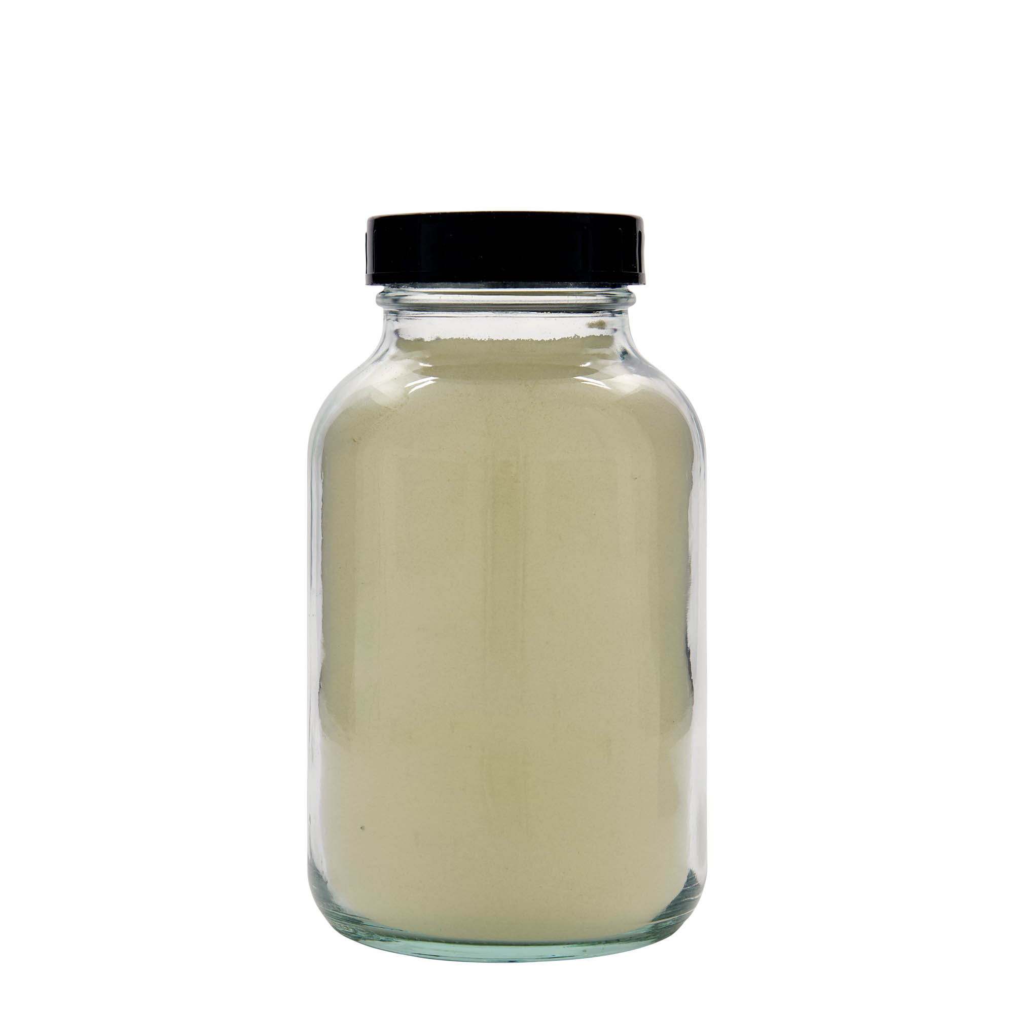 1.000 ml wijdehalsglas, opening: DIN 68