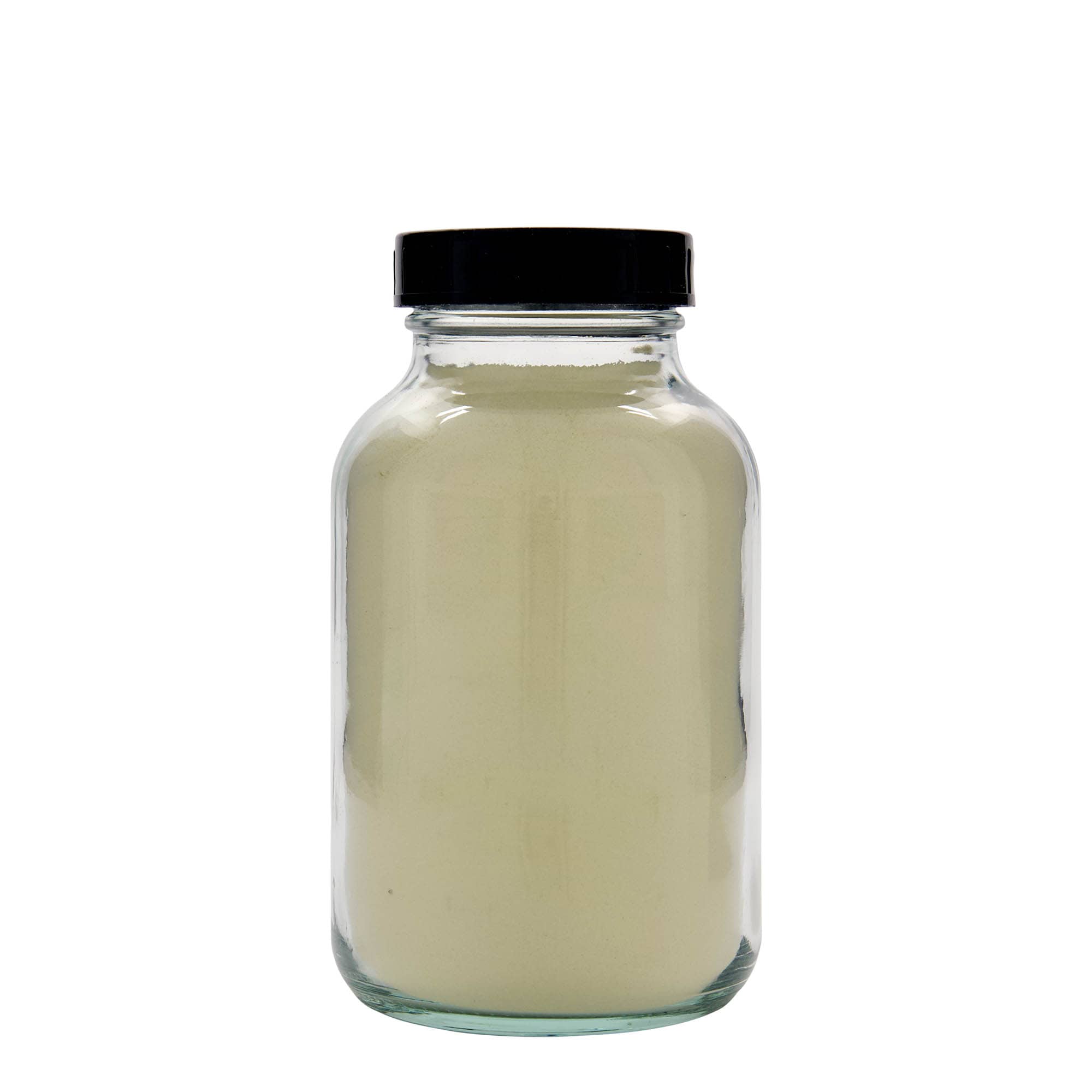 1.000 ml wijdehalsglas, opening: DIN 68