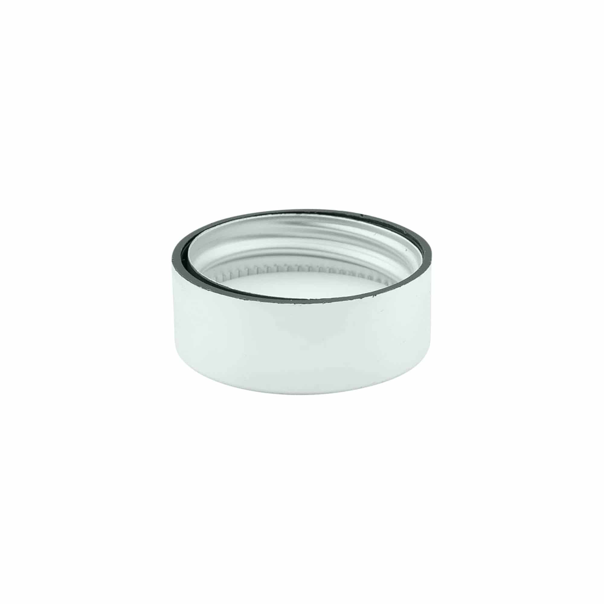 Schroefdop, ABS-kunststof, zilver, voor mondstuk: GPI 33/400