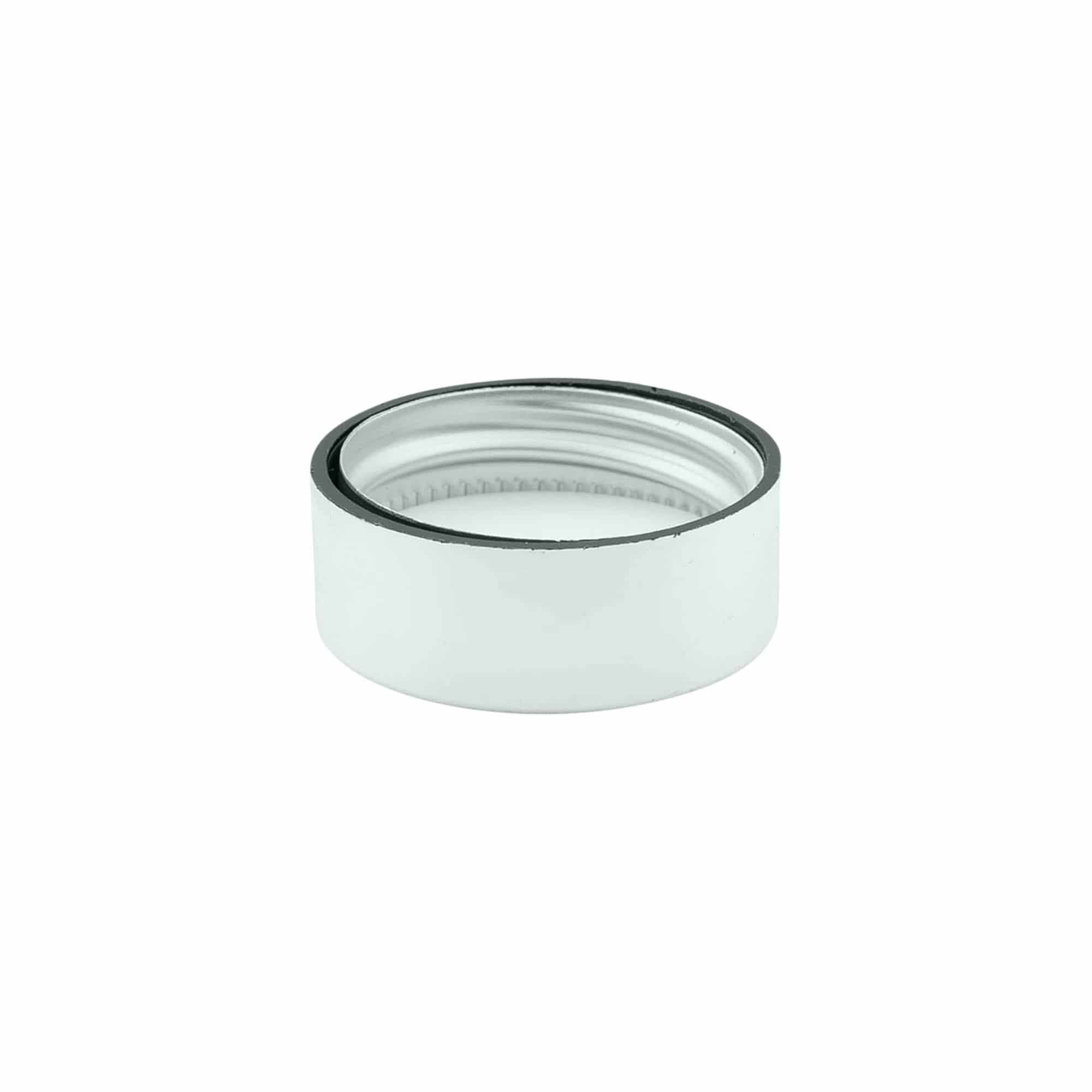 Schroefdop, ABS-kunststof, zilver, voor mondstuk: GPI 33/400