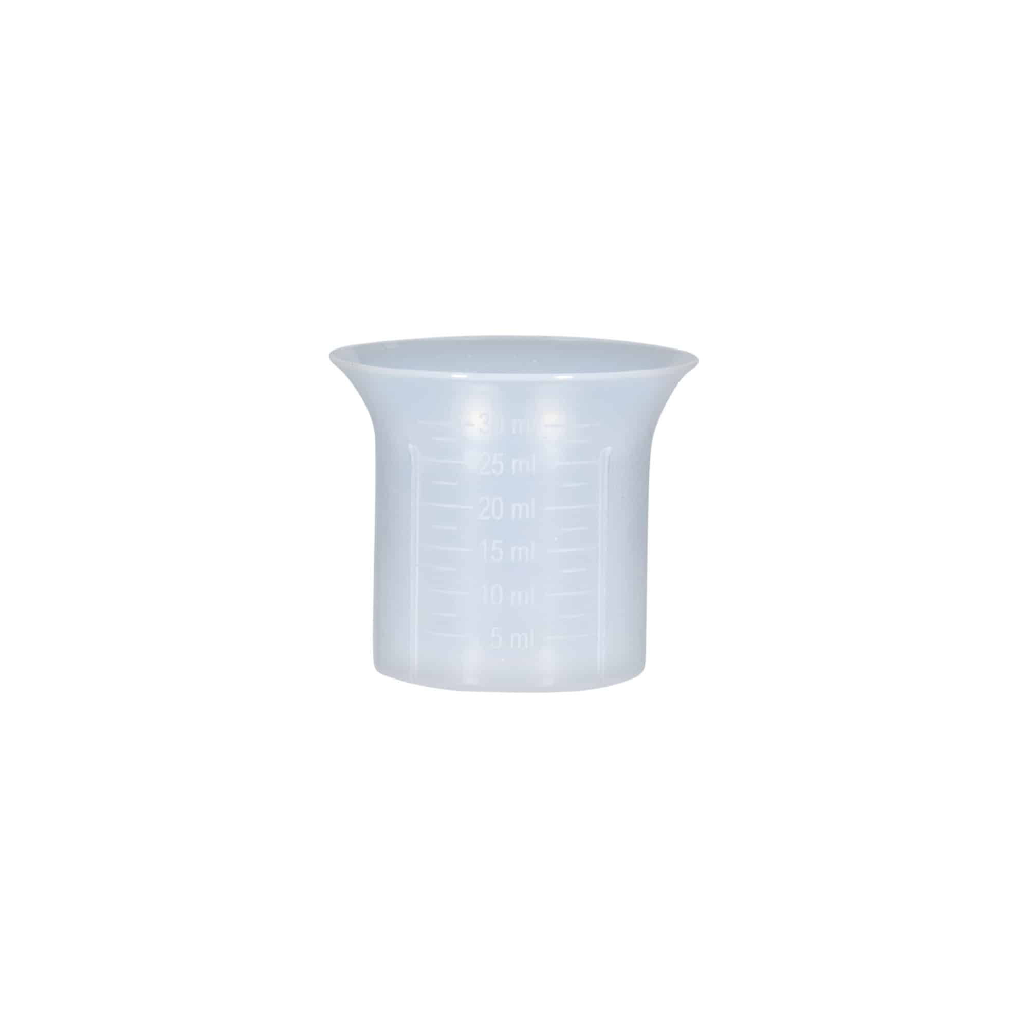 Maatbeker 5-30 ml, PP-kunststof