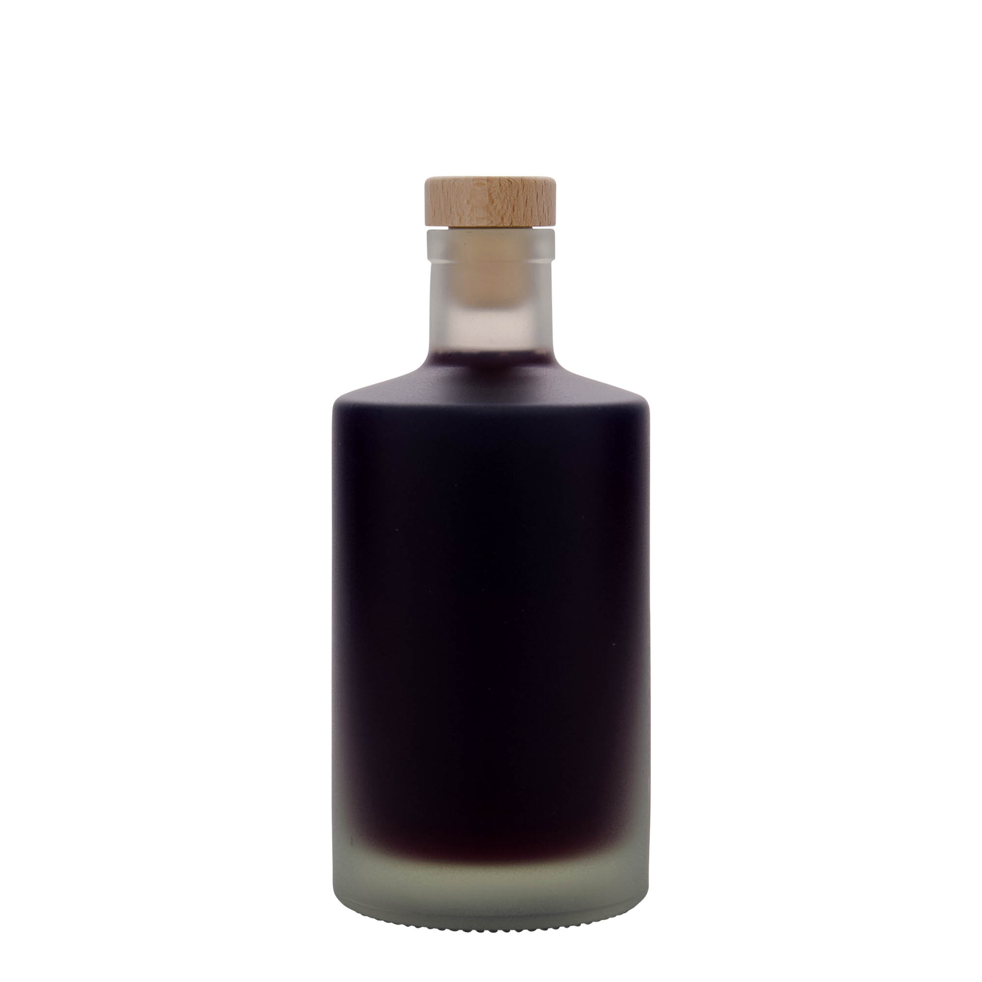 500 ml glazen fles 'Caroline', geijsd, hals: kurk