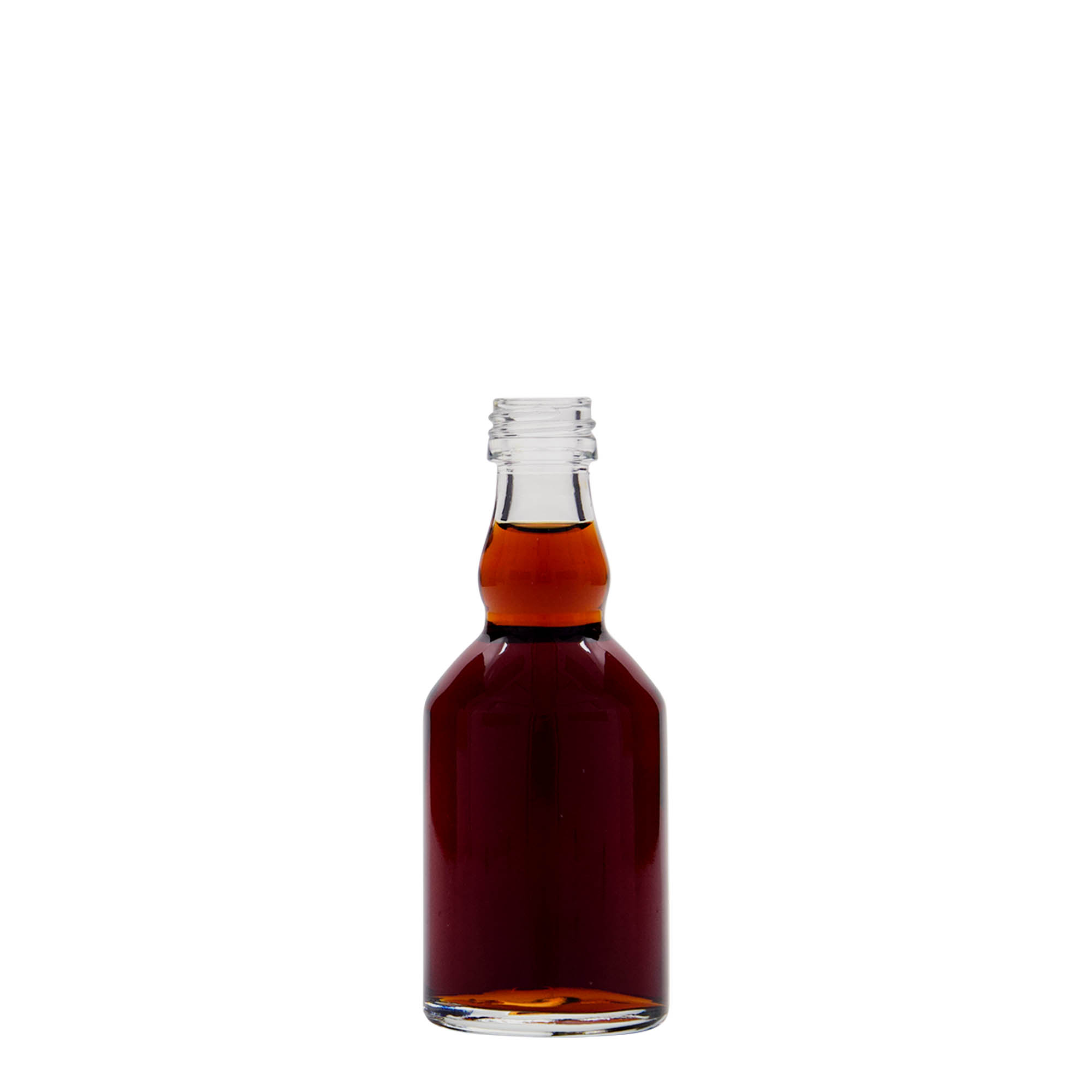 50 ml glazen fles 'Georgio', opening: PP 18 50 ml glazen fles 'Georgio', opening: PP 18