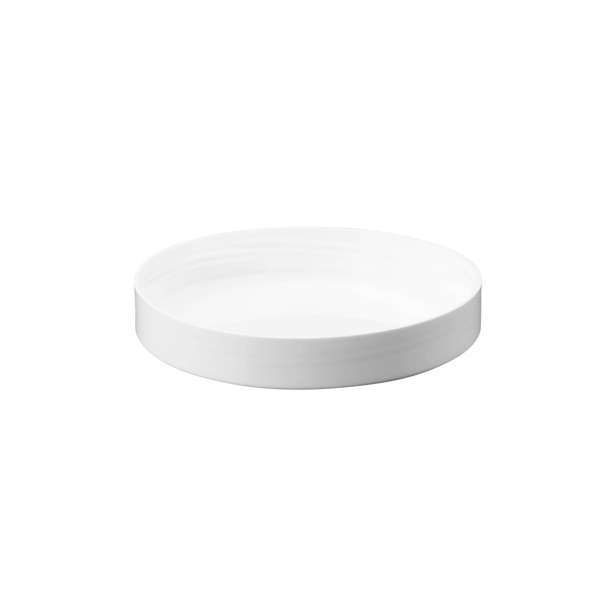 Schroefdop 'White Line' 250ml, PP-kunststof, wit Schroefdop 'White Line' 250ml, PP-kunststof, wit