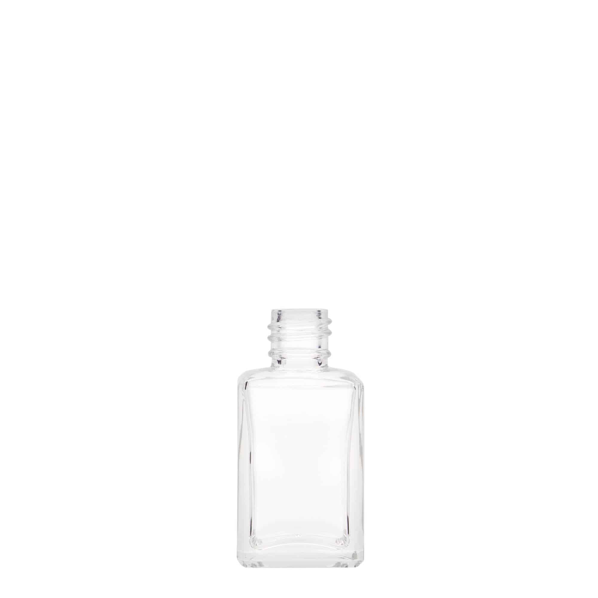 Glazen fles 'Tamme', 30 ml, vierkant, monding: PP 18 Glazen fles 'Tamme', 30 ml, vierkant, monding: PP 18