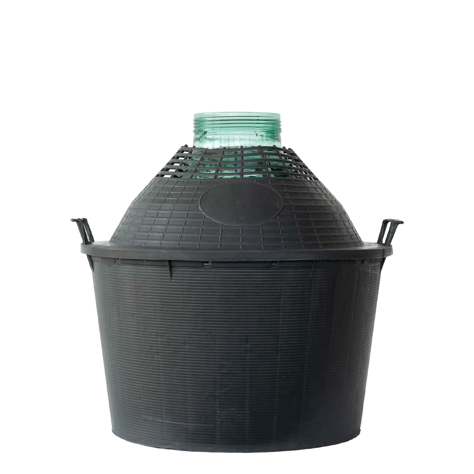 34 l ballonfles brede hals, glas, opening: schroefdop 34 l ballonfles brede hals, glas, opening: schroefdop
