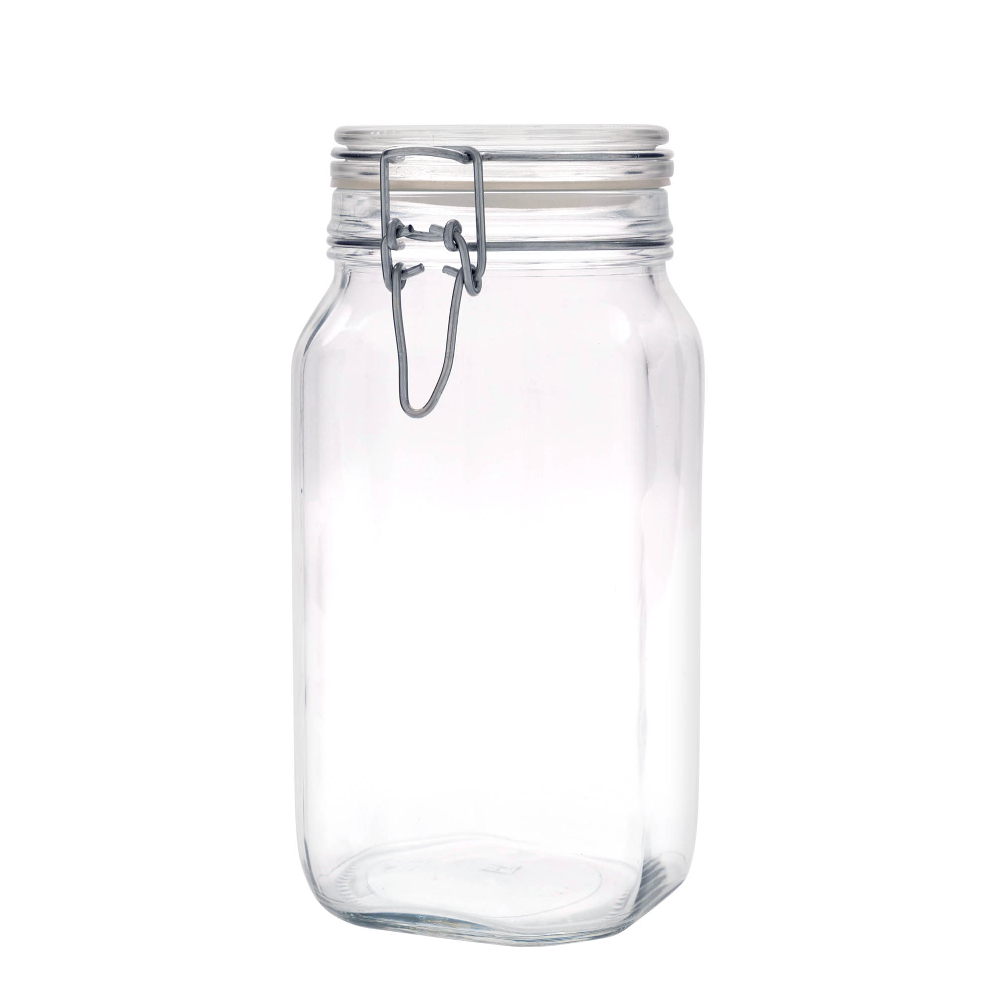 1.500 ml beugelfles 'Fido', vierkant, opening: beugelsluiting